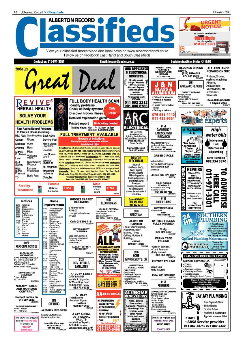 Alberton Record 06 October 2021 page 10