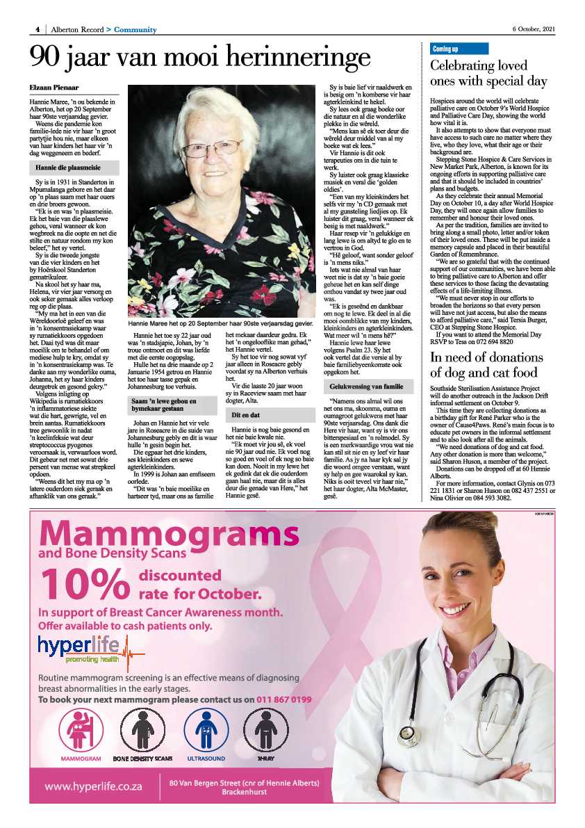 Alberton Record 06 October 2021 page 4