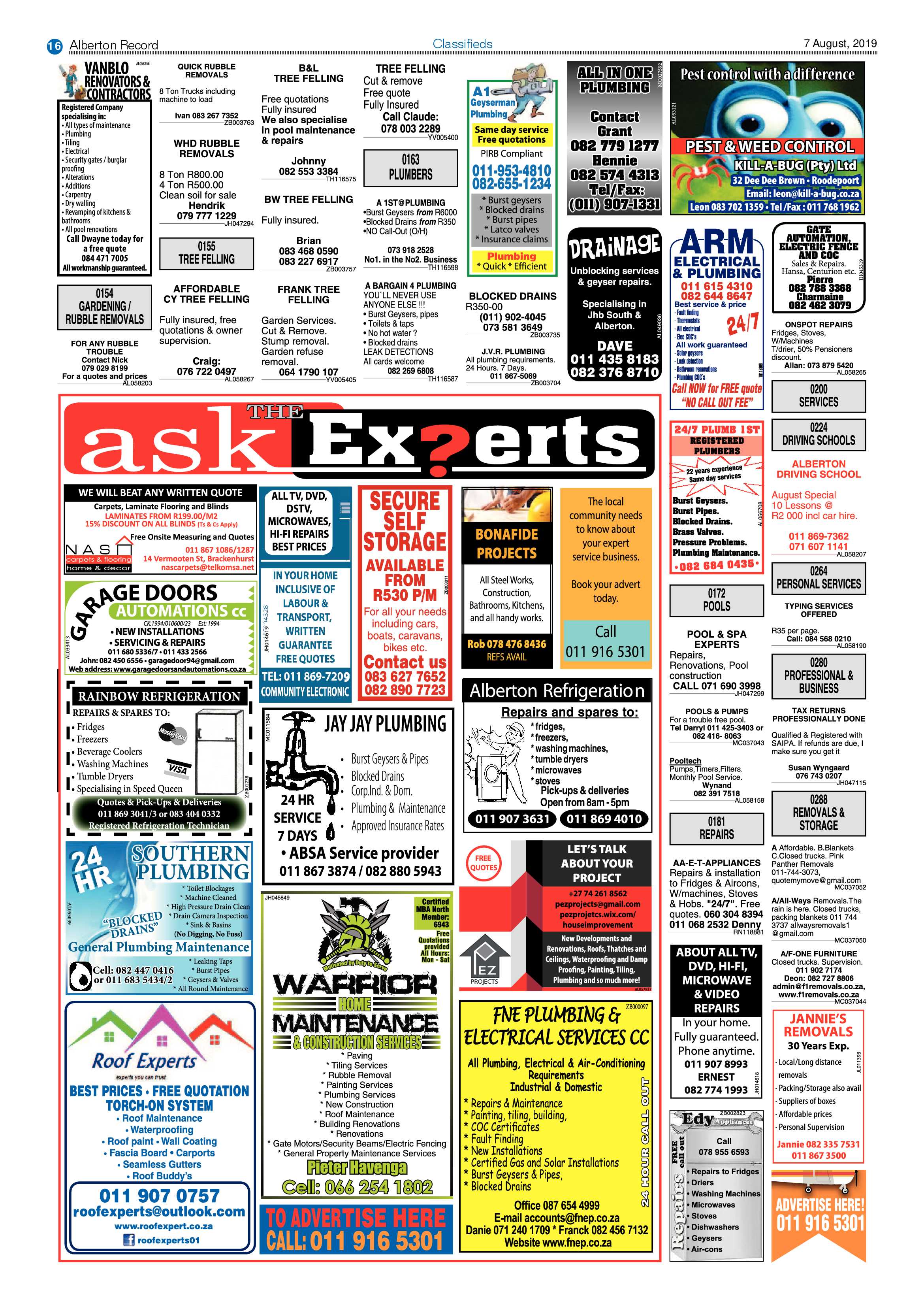 Alberton Record 07 August 2019 page 16