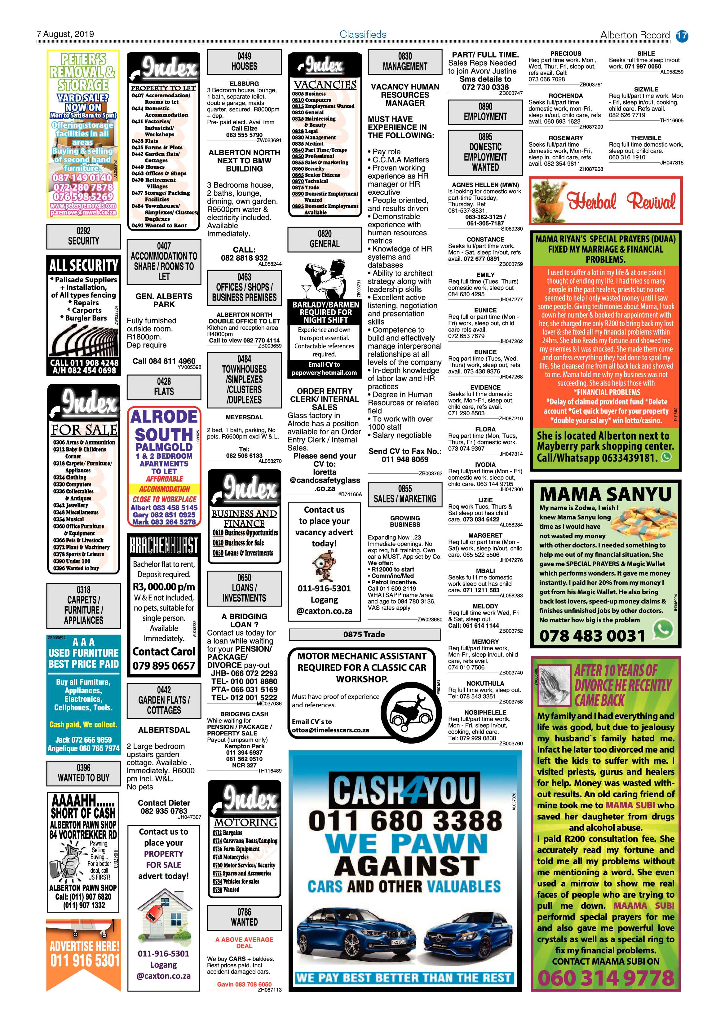 Alberton Record 07 August 2019 page 17