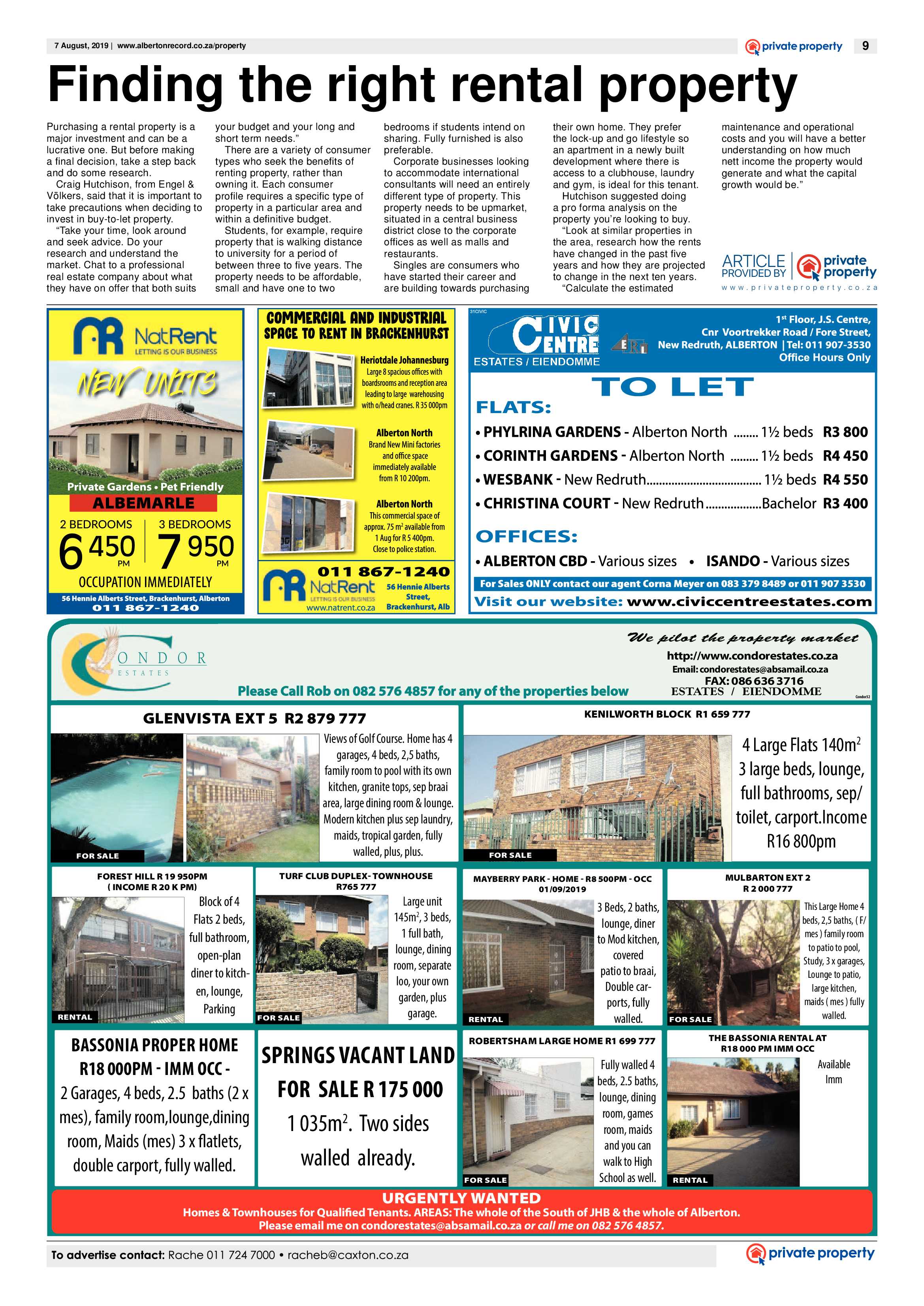 Alberton Record 07 August 2019 page 9