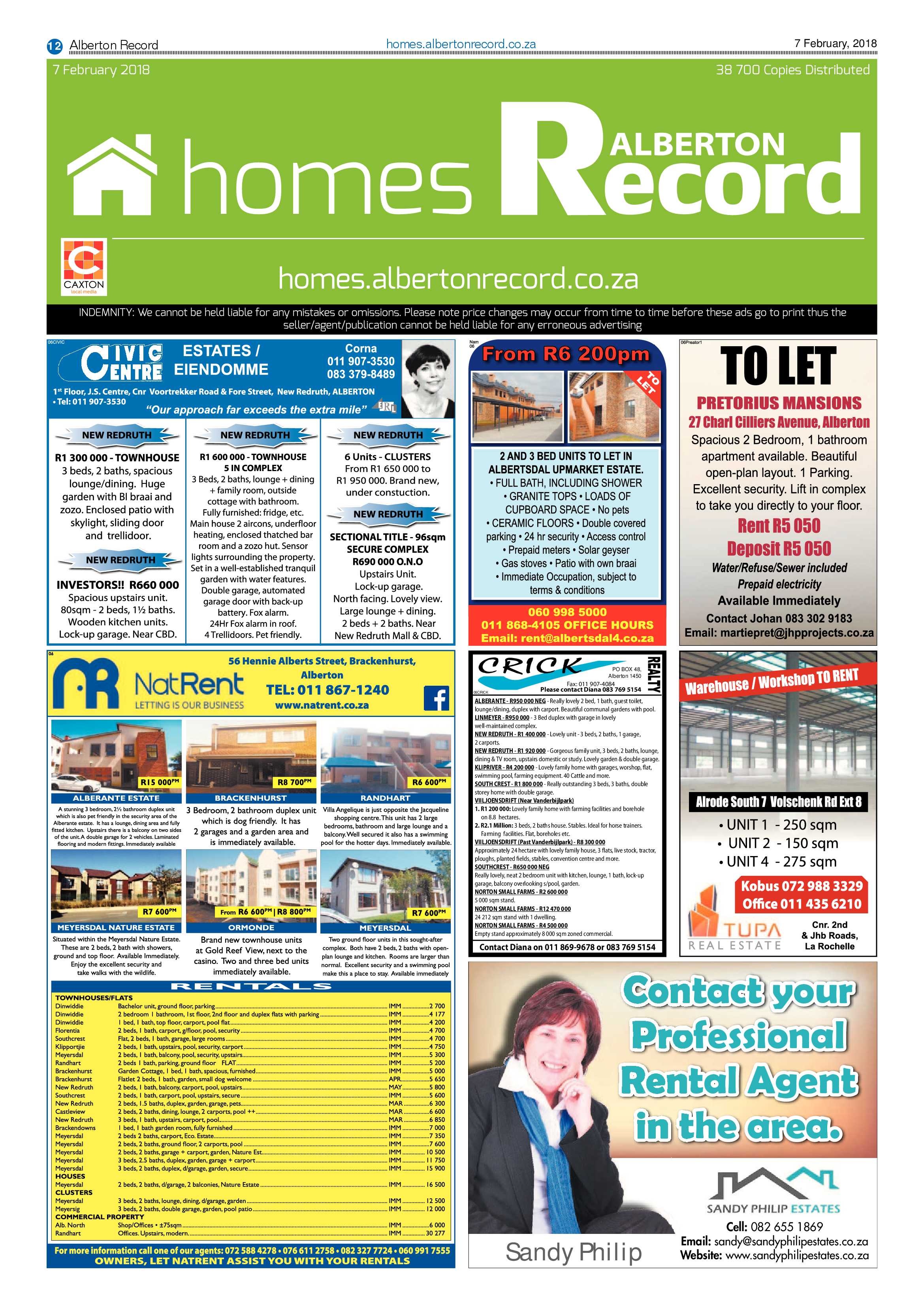 Alberton Record 07 February 2018 page 12