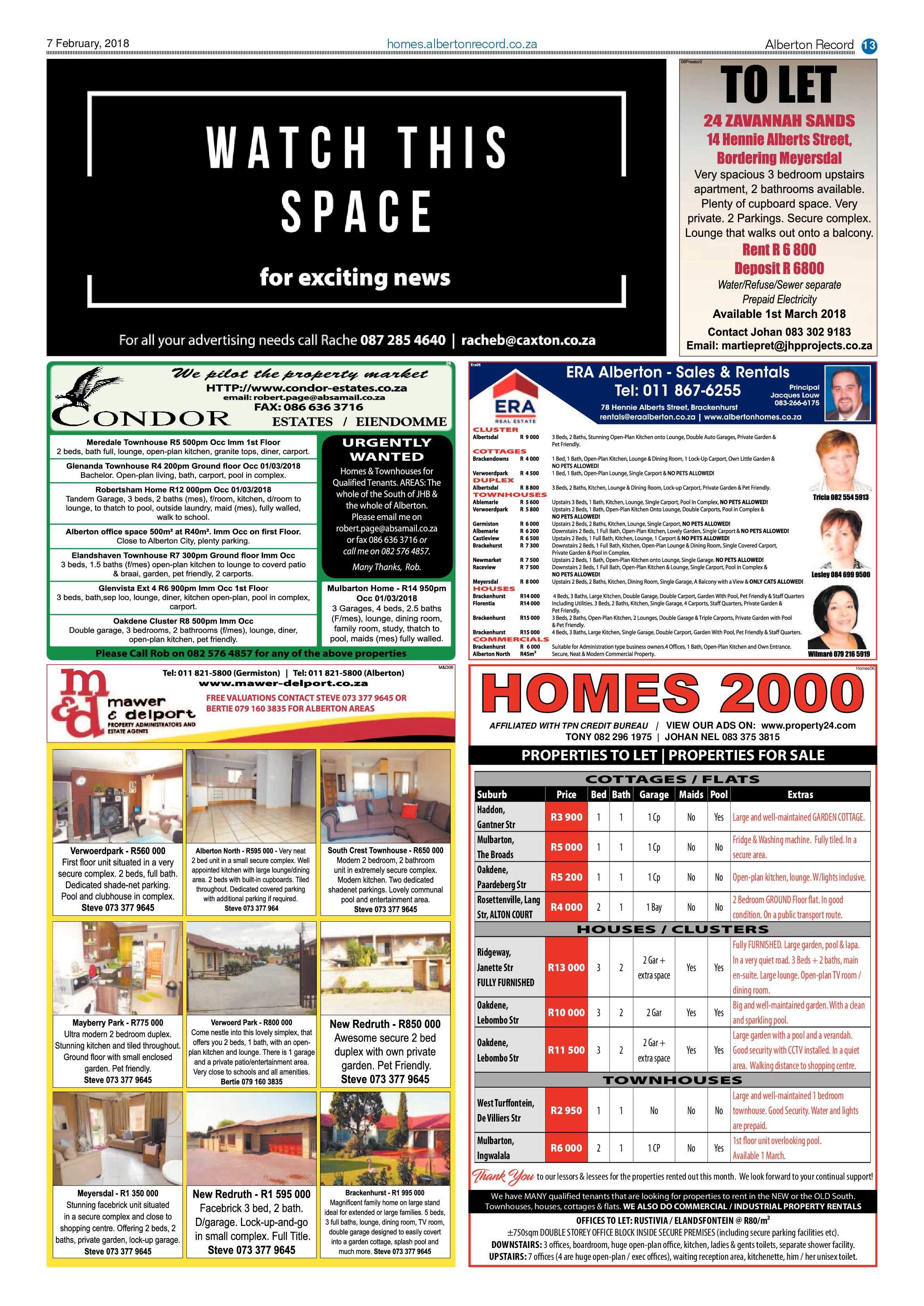 Alberton Record 07 February 2018 page 13