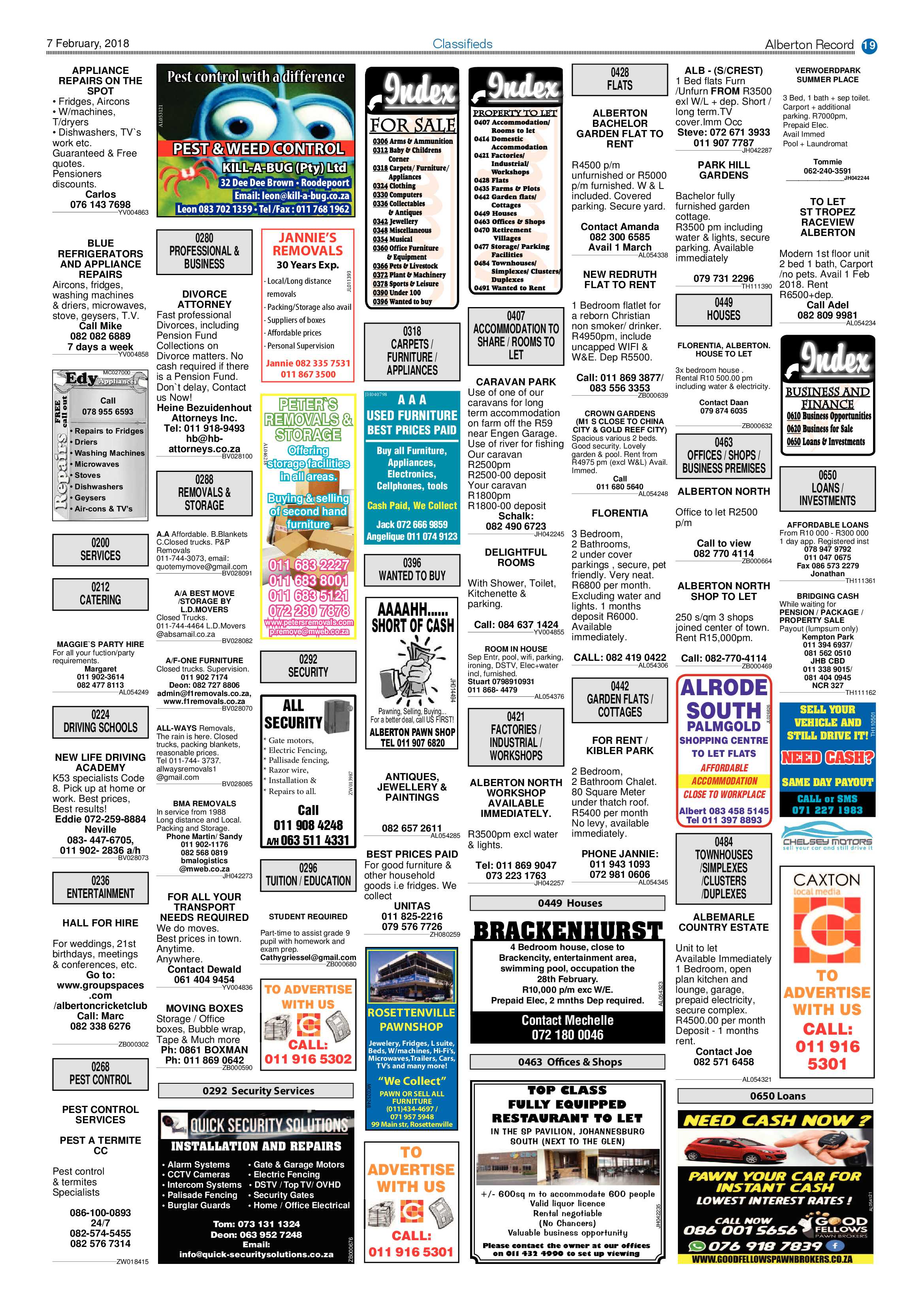 Alberton Record 07 February 2018 page 19