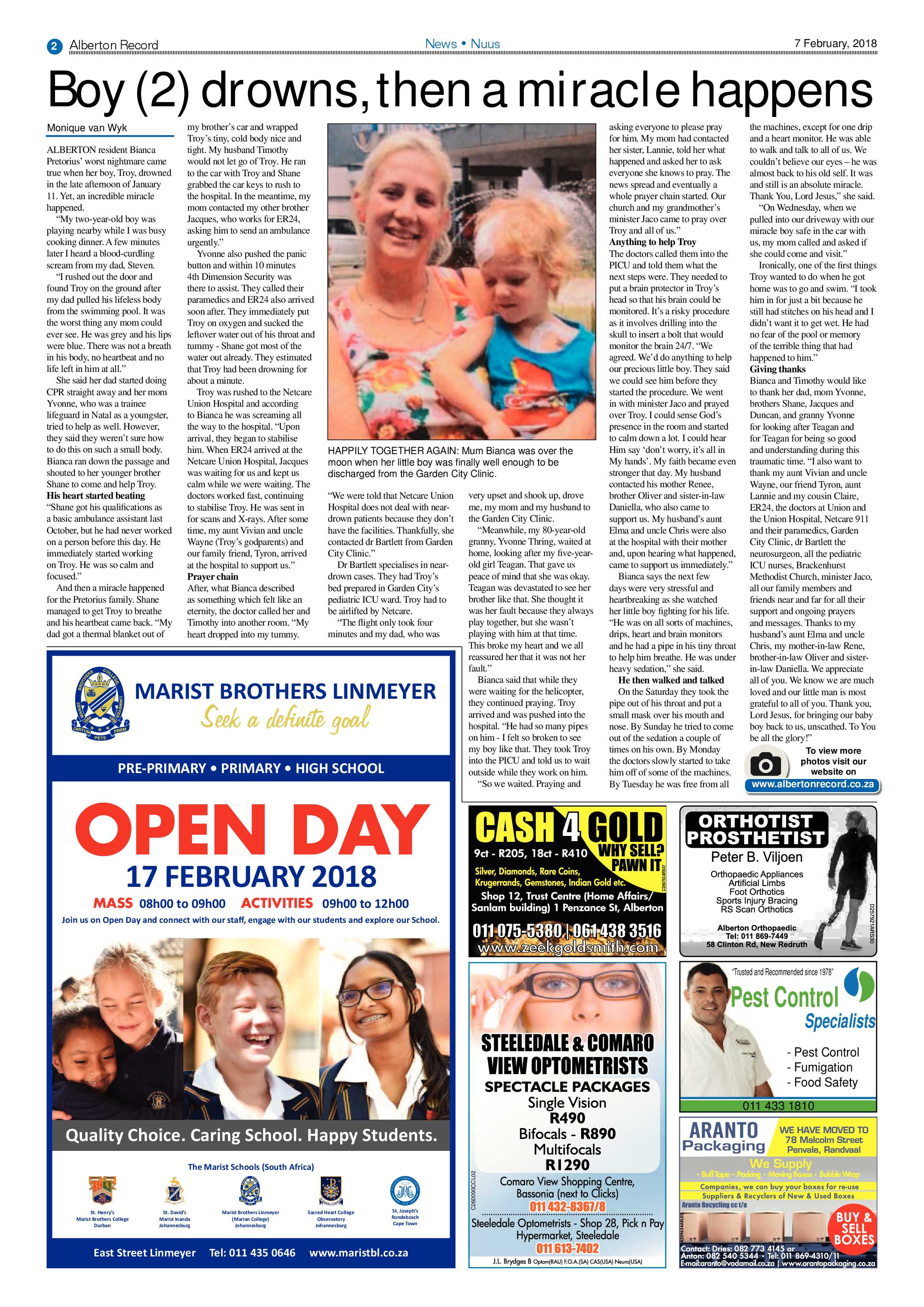 Alberton Record 07 February 2018 page 2