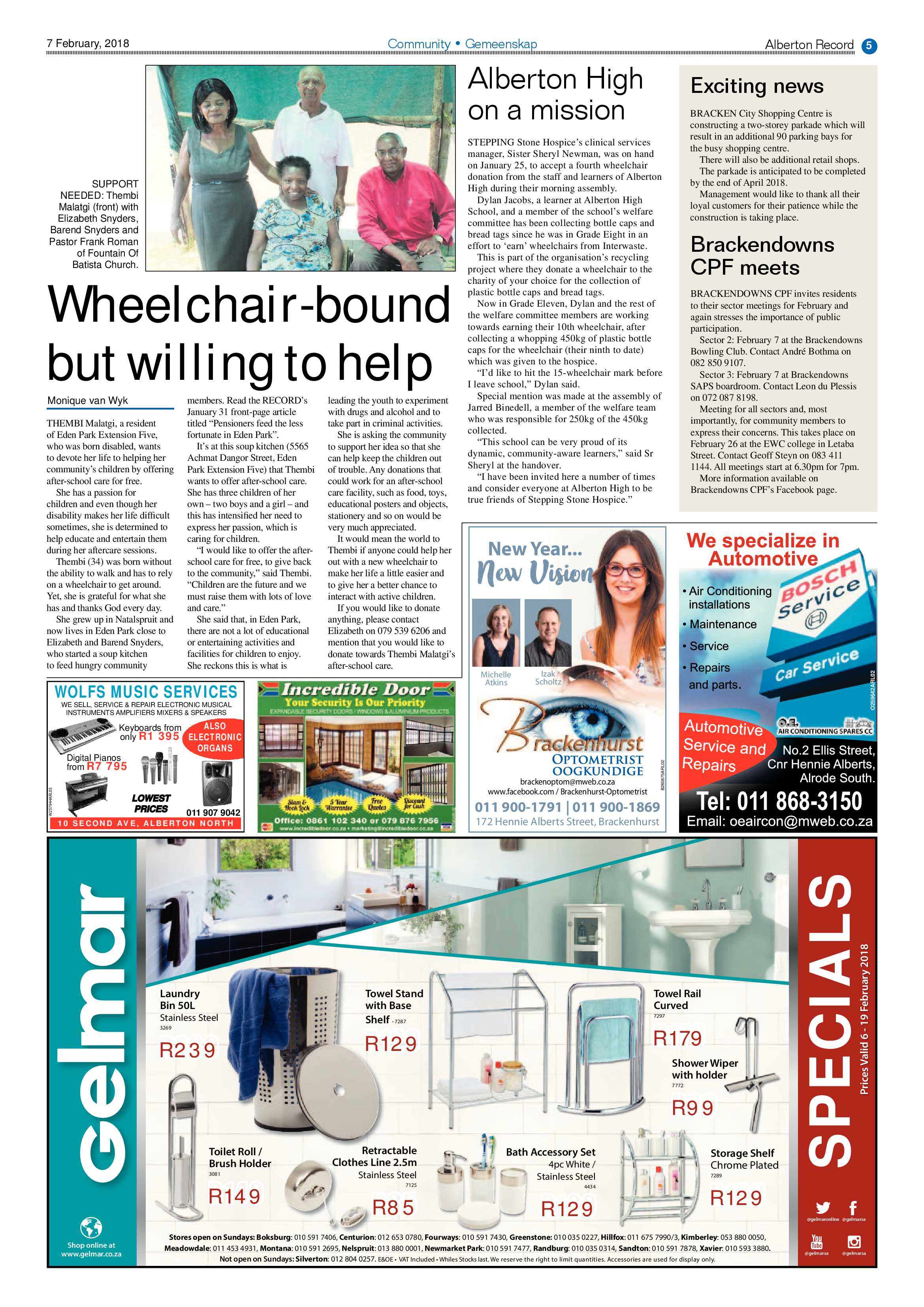 Alberton Record 07 February 2018 page 5