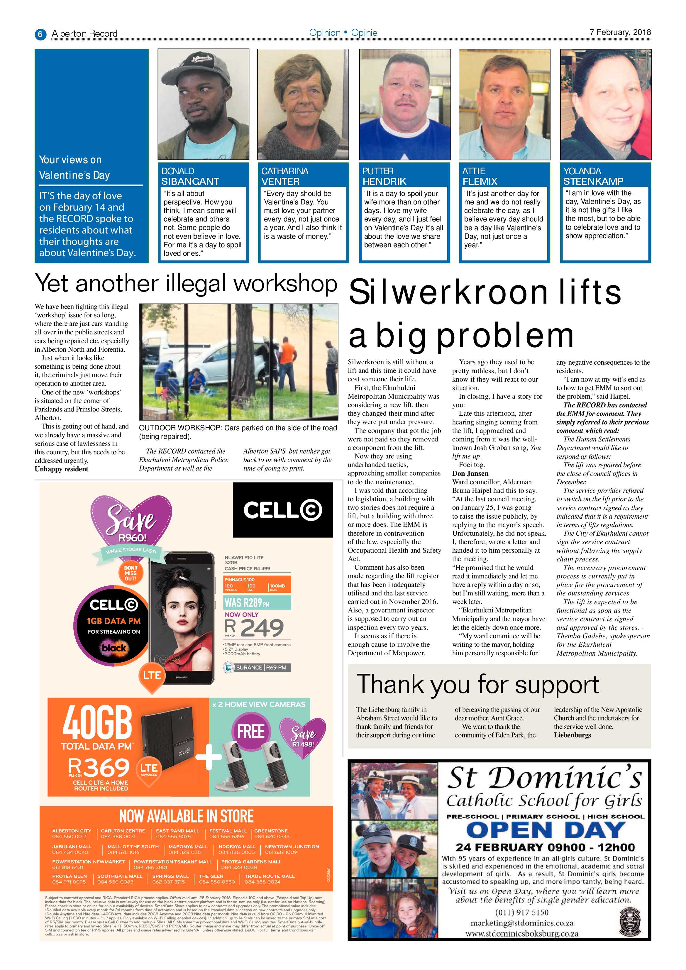 Alberton Record 07 February 2018 page 6