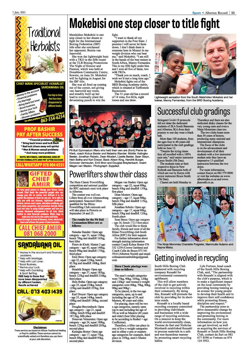 Alberton Record 07 July 2021 page 11