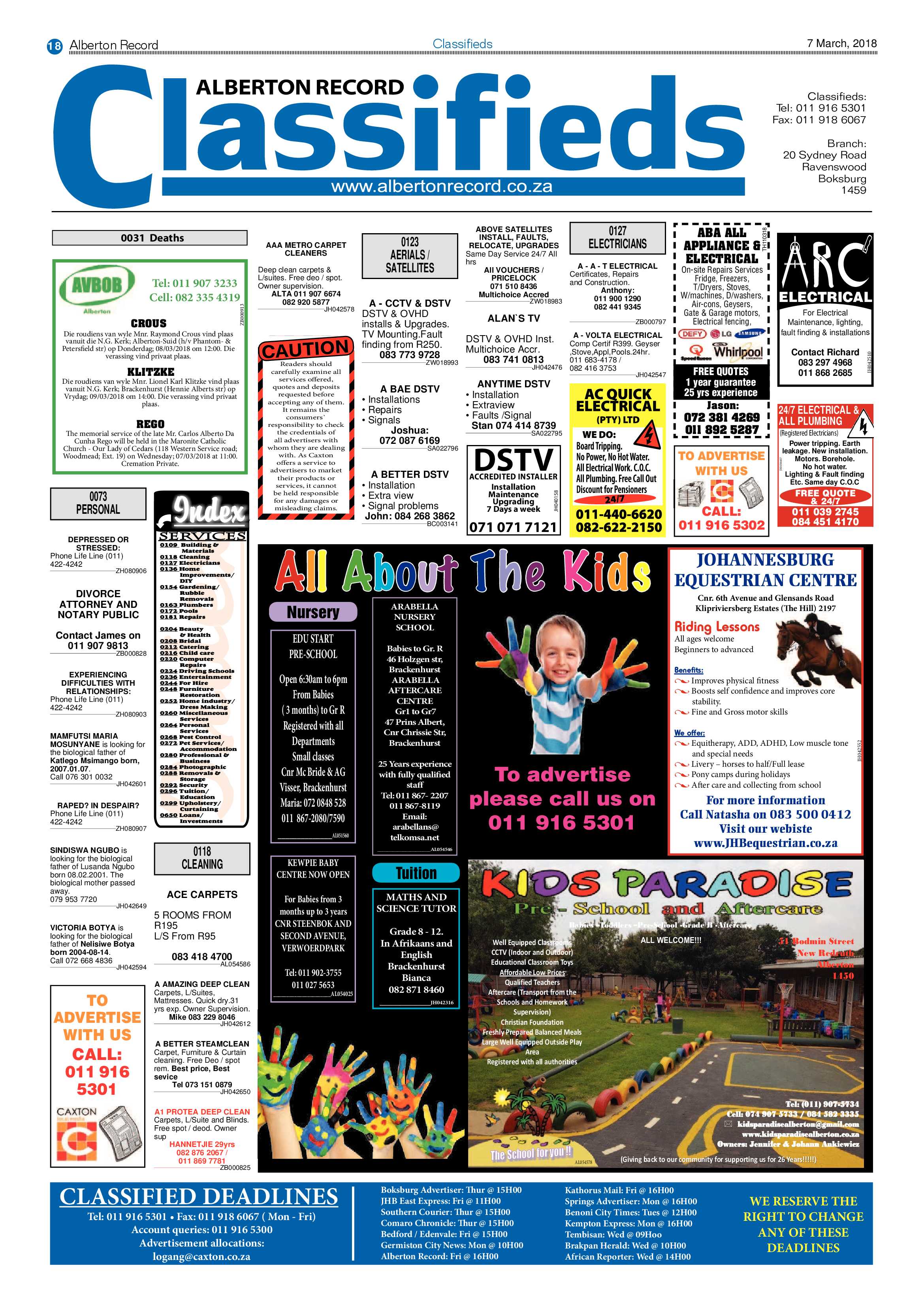 Alberton Record 07 March 2018 page 18