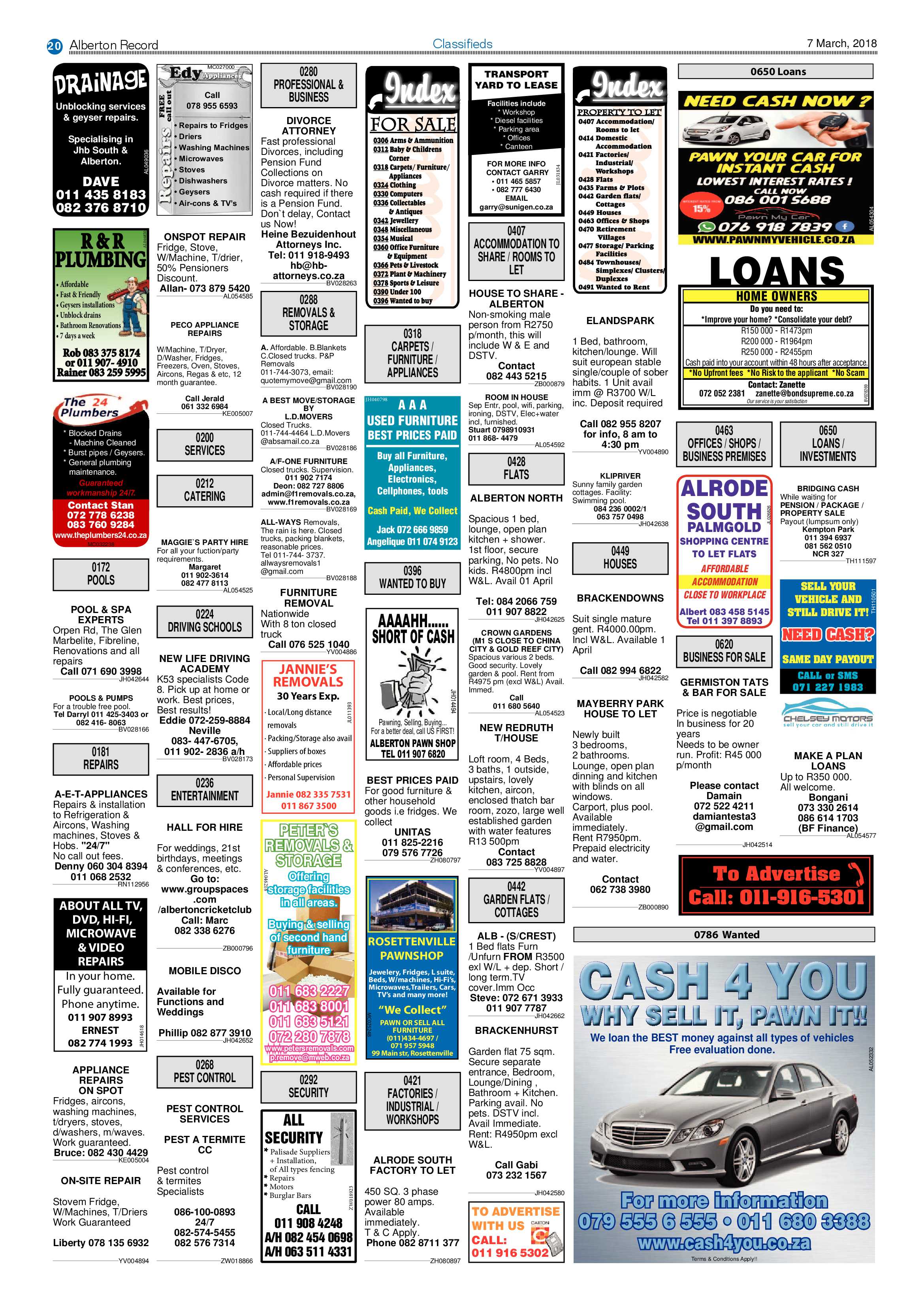 Alberton Record 07 March 2018 page 20