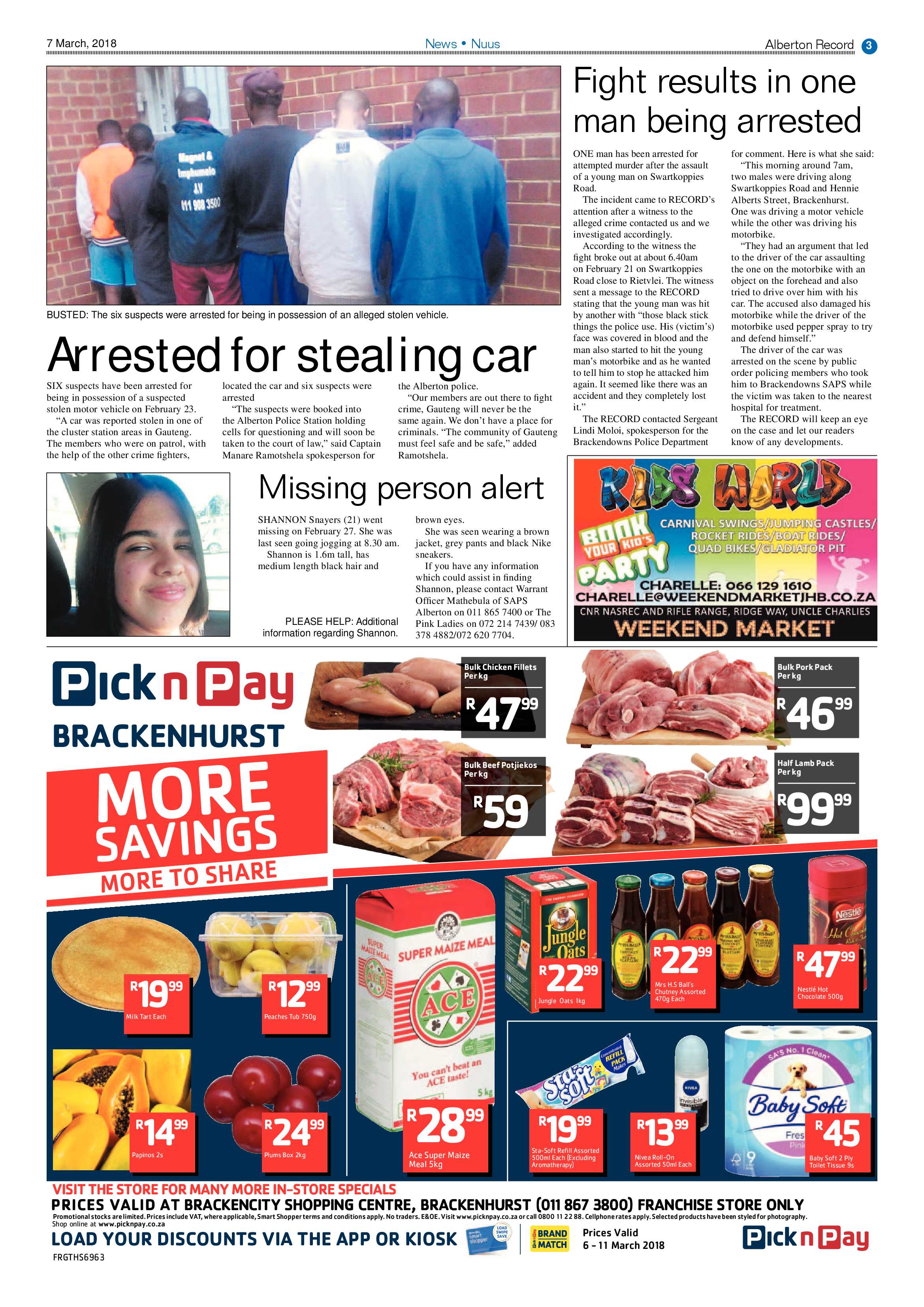 Alberton Record 07 March 2018 page 3