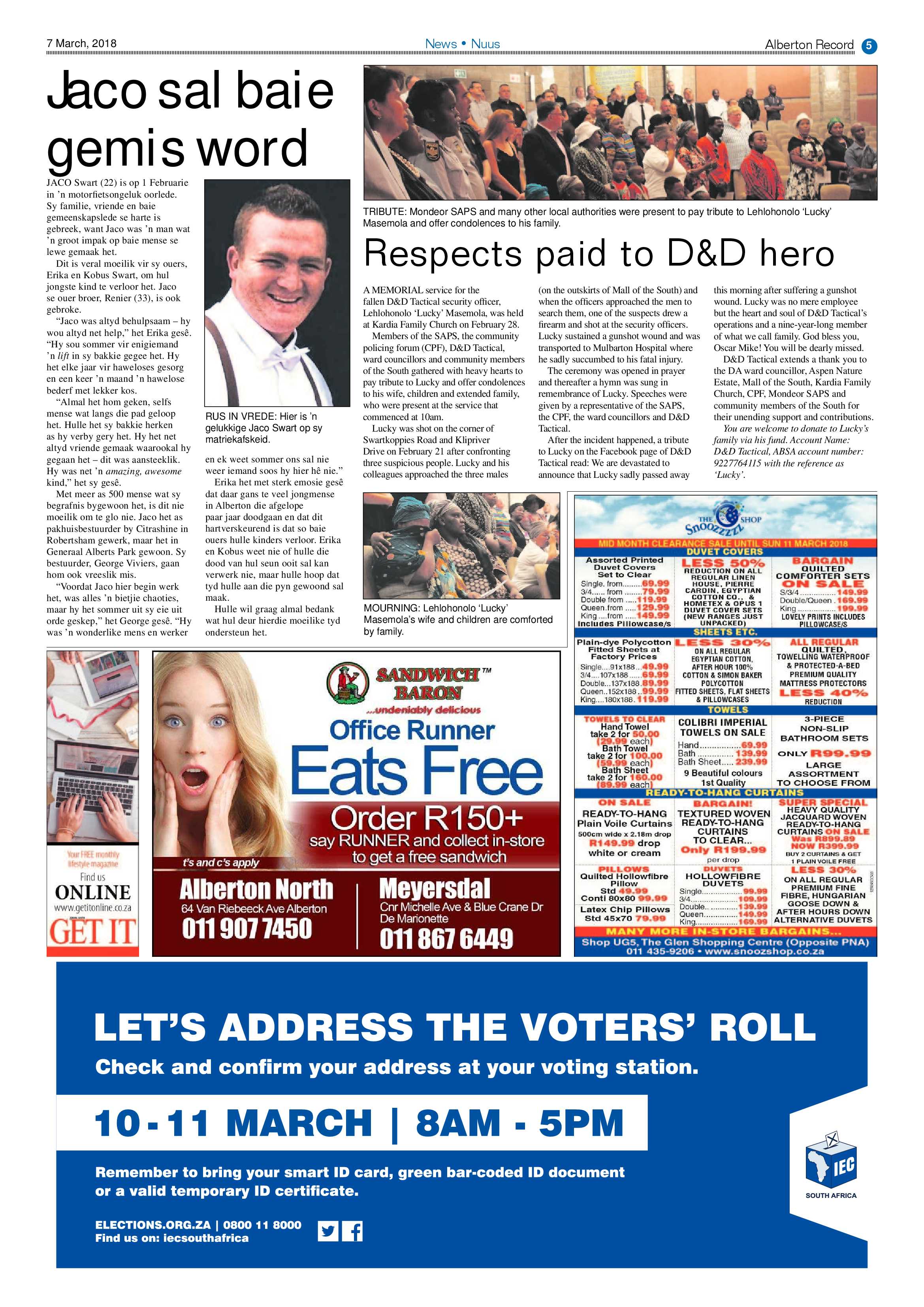 Alberton Record 07 March 2018 page 5