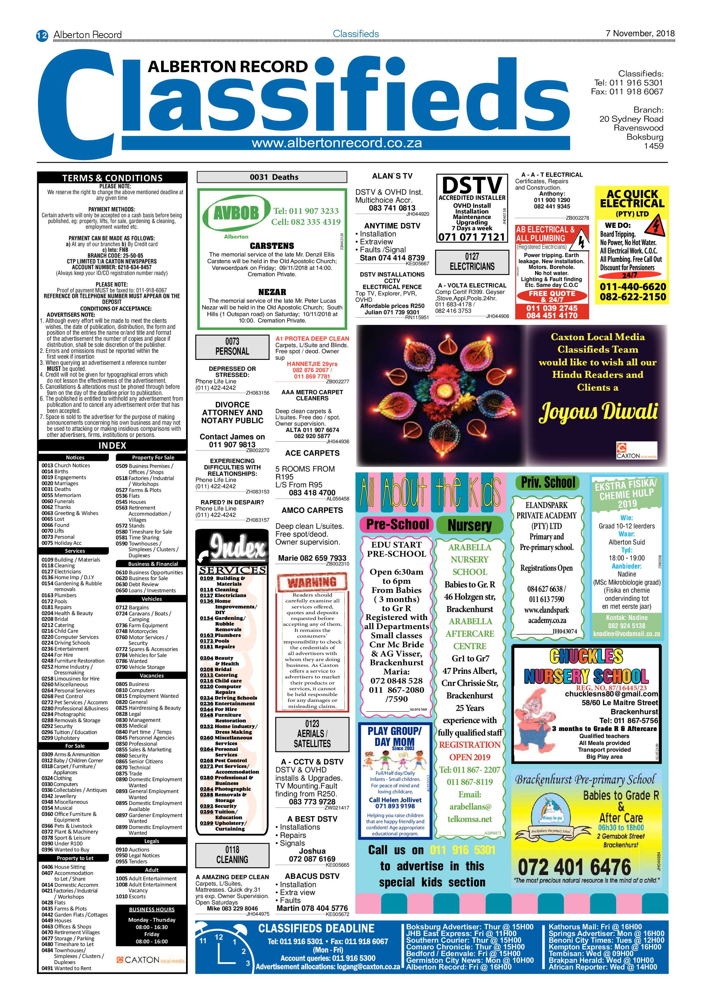 Alberton Record 07 November 2018 page 12