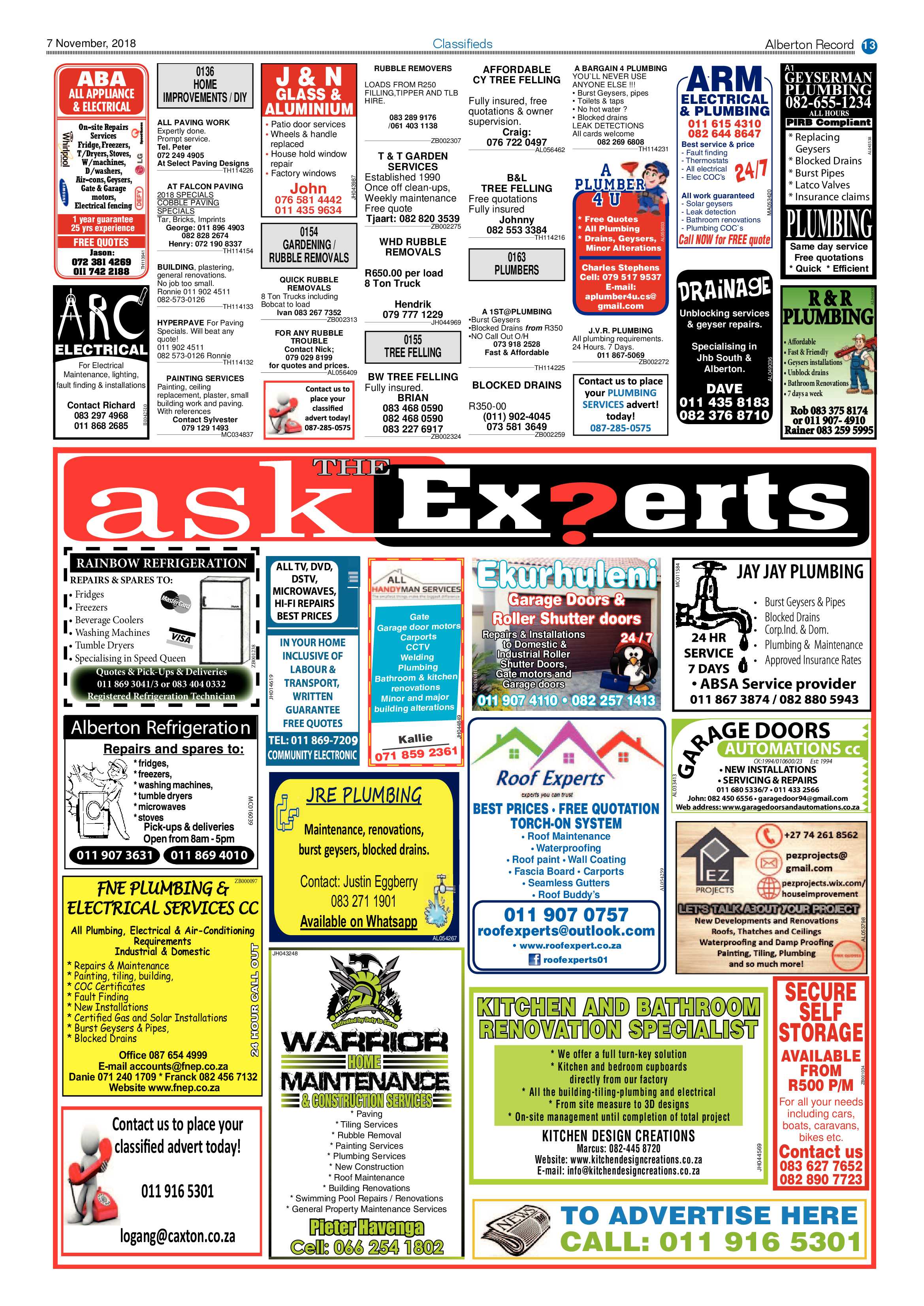 Alberton Record 07 November 2018 page 13