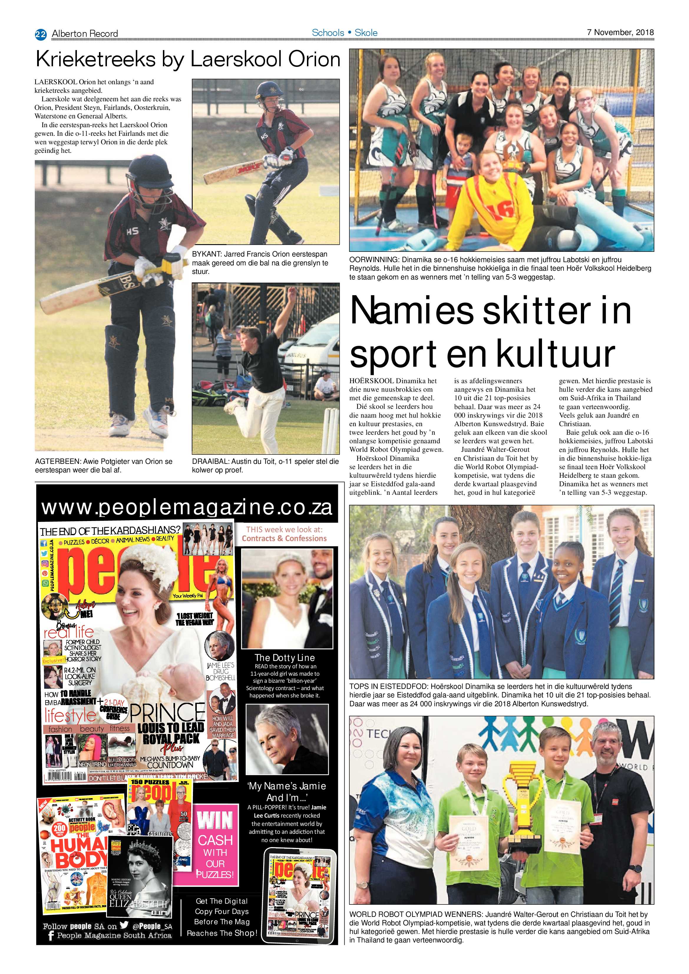 Alberton Record 07 November 2018 page 22