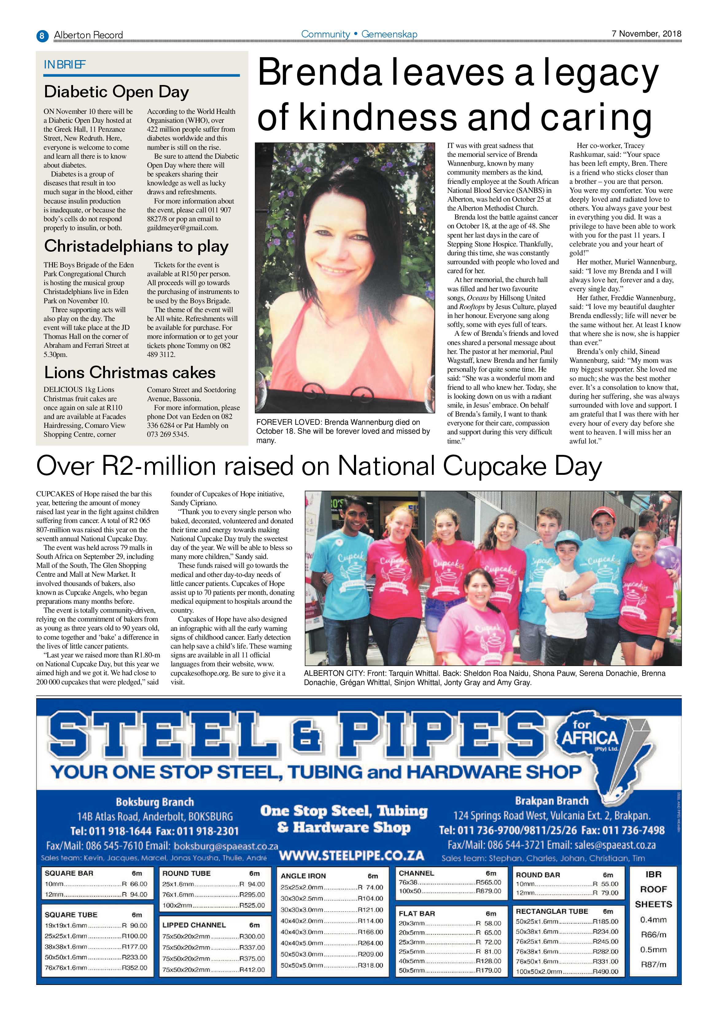 Alberton Record 07 November 2018 page 8