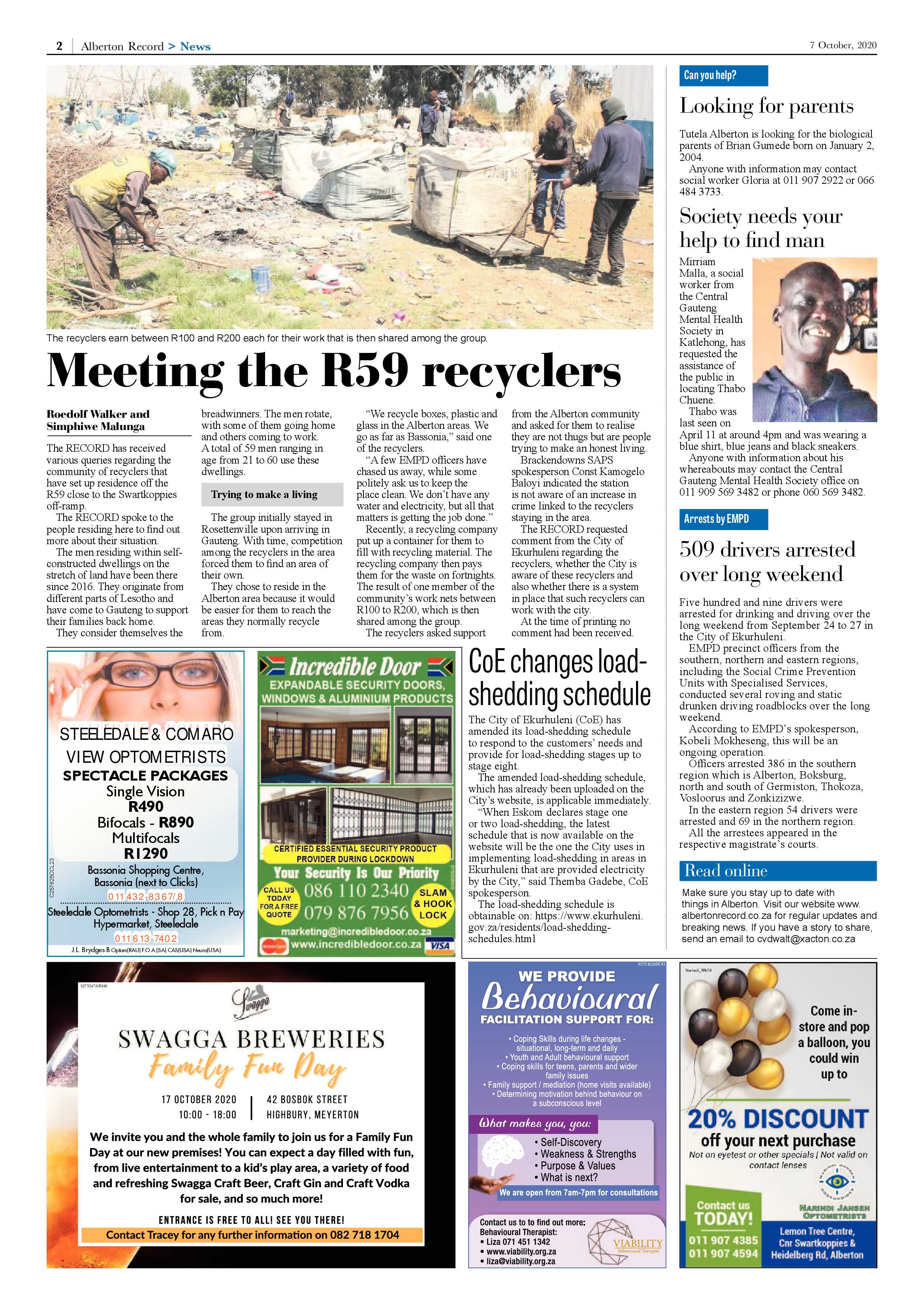 Alberton Record 07 October 2020 page 2