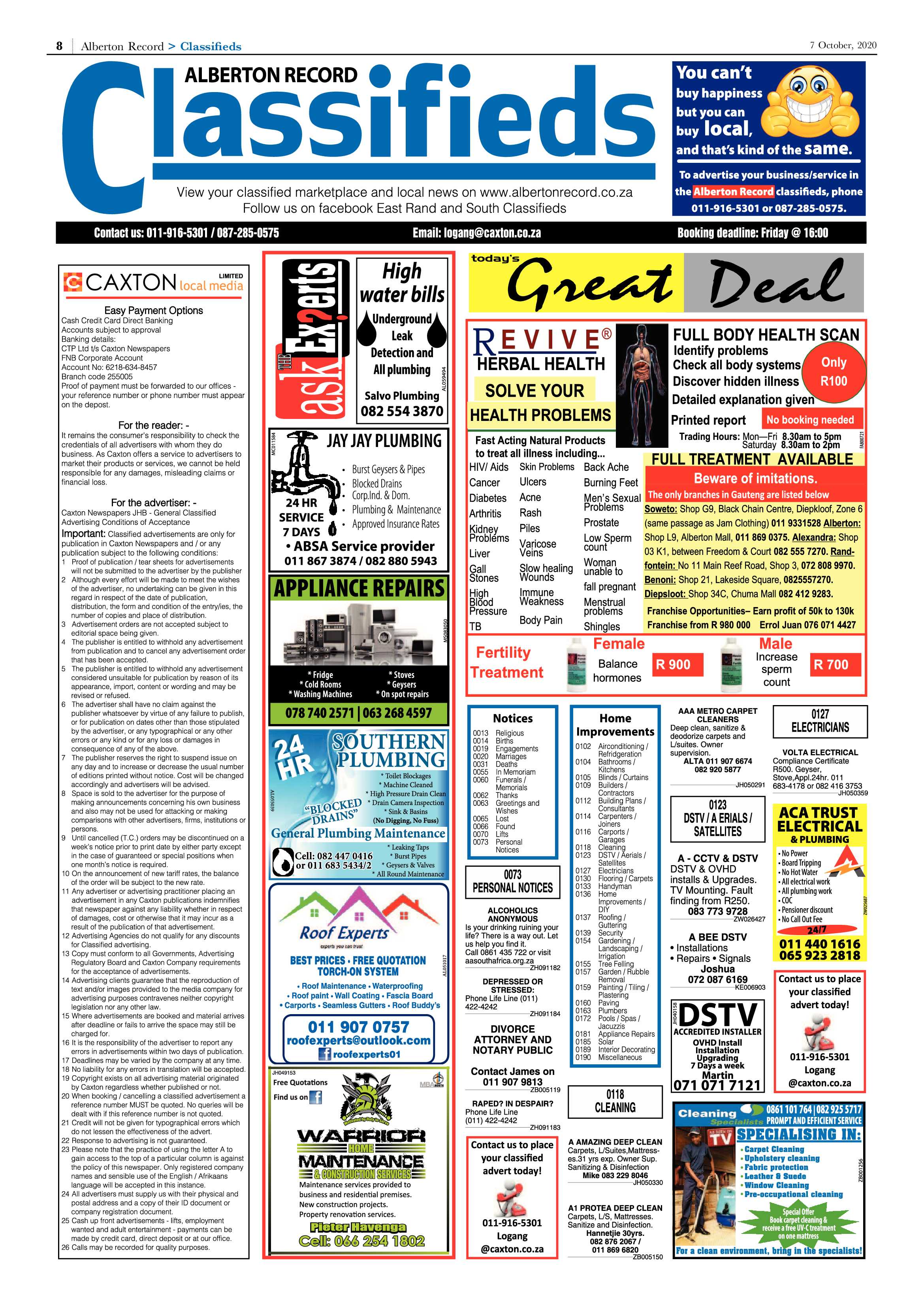 Alberton Record 07 October 2020 page 8