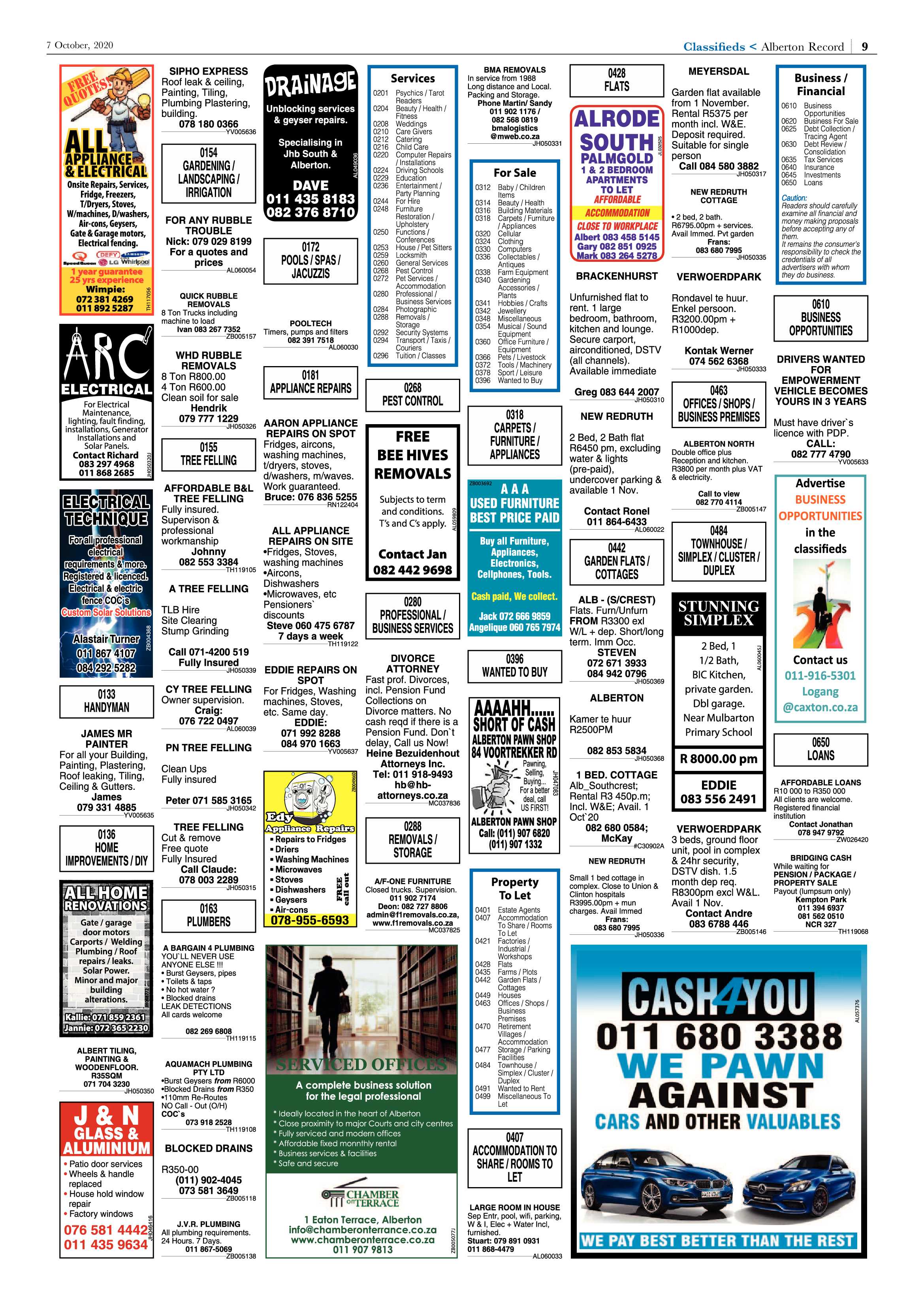 Alberton Record 07 October 2020 page 9