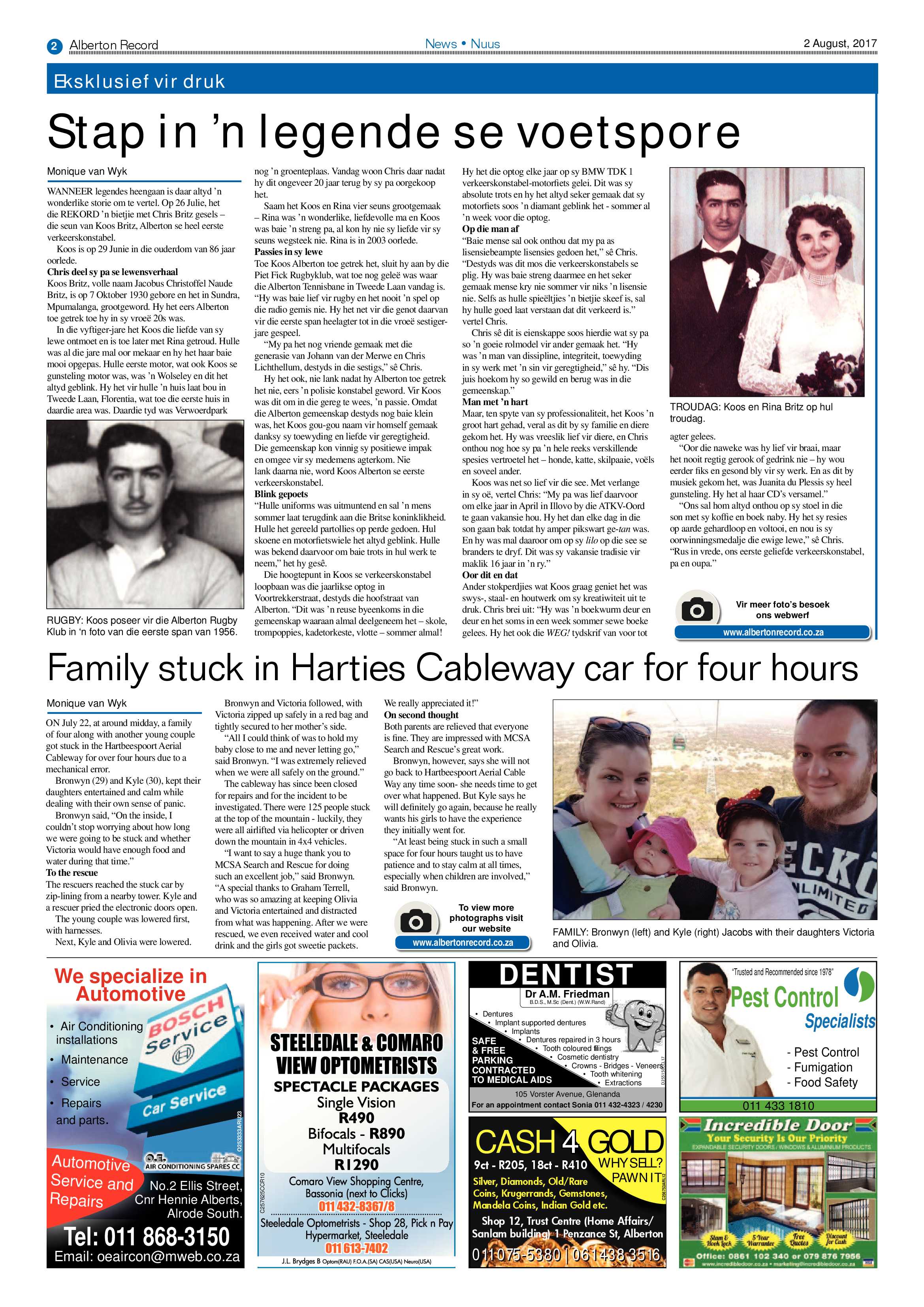 Alberton Record 02 August 2017 page 2