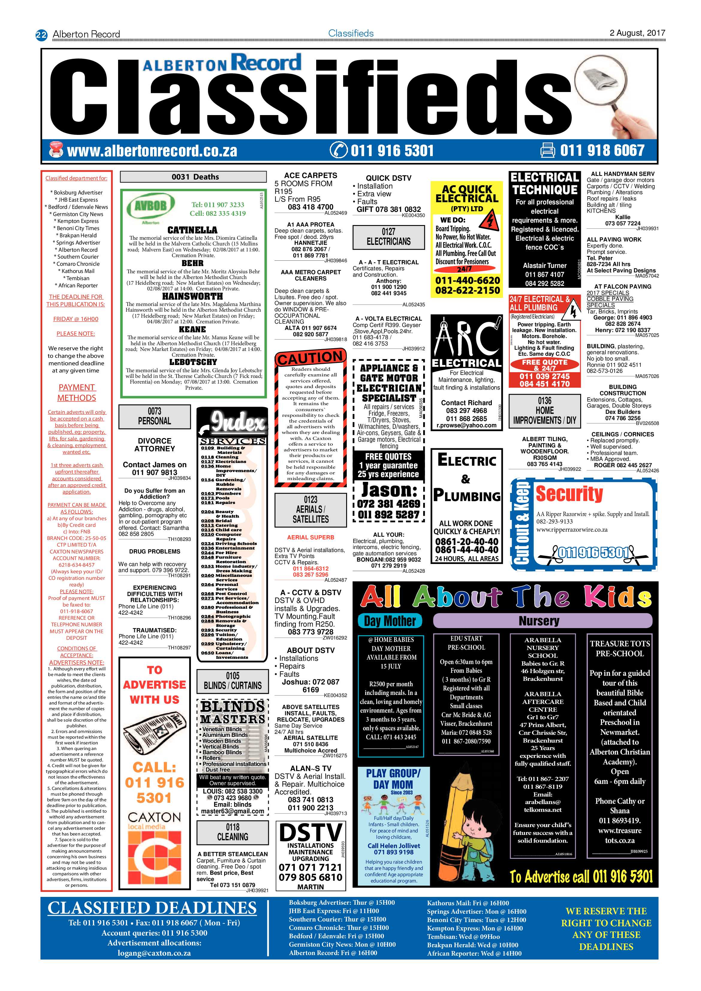 Alberton Record 02 August 2017 page 22