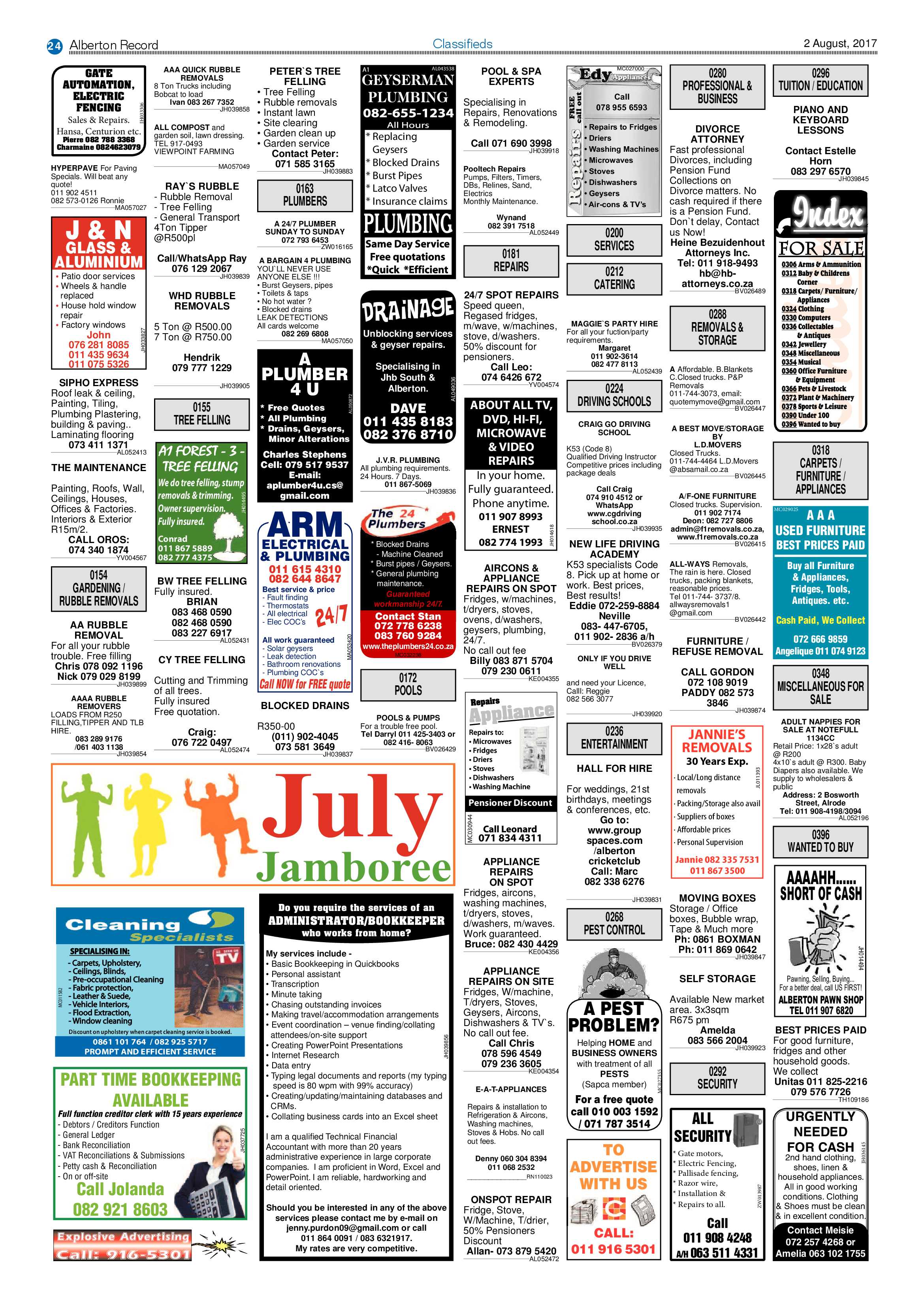 Alberton Record 02 August 2017 page 24