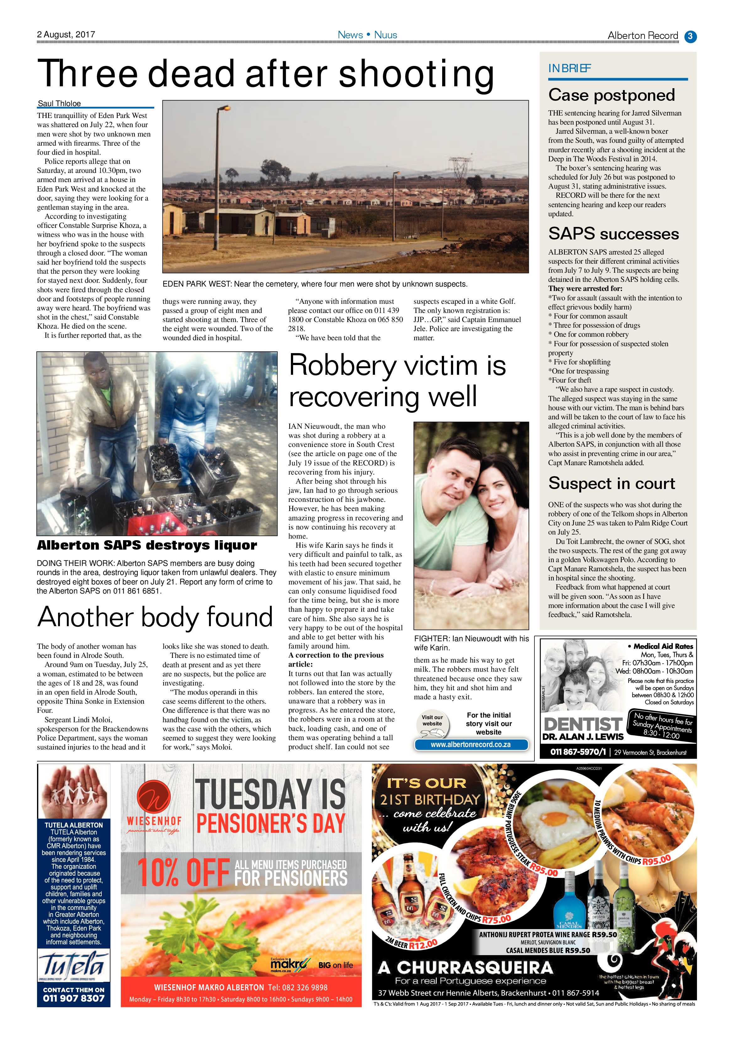 Alberton Record 02 August 2017 page 3