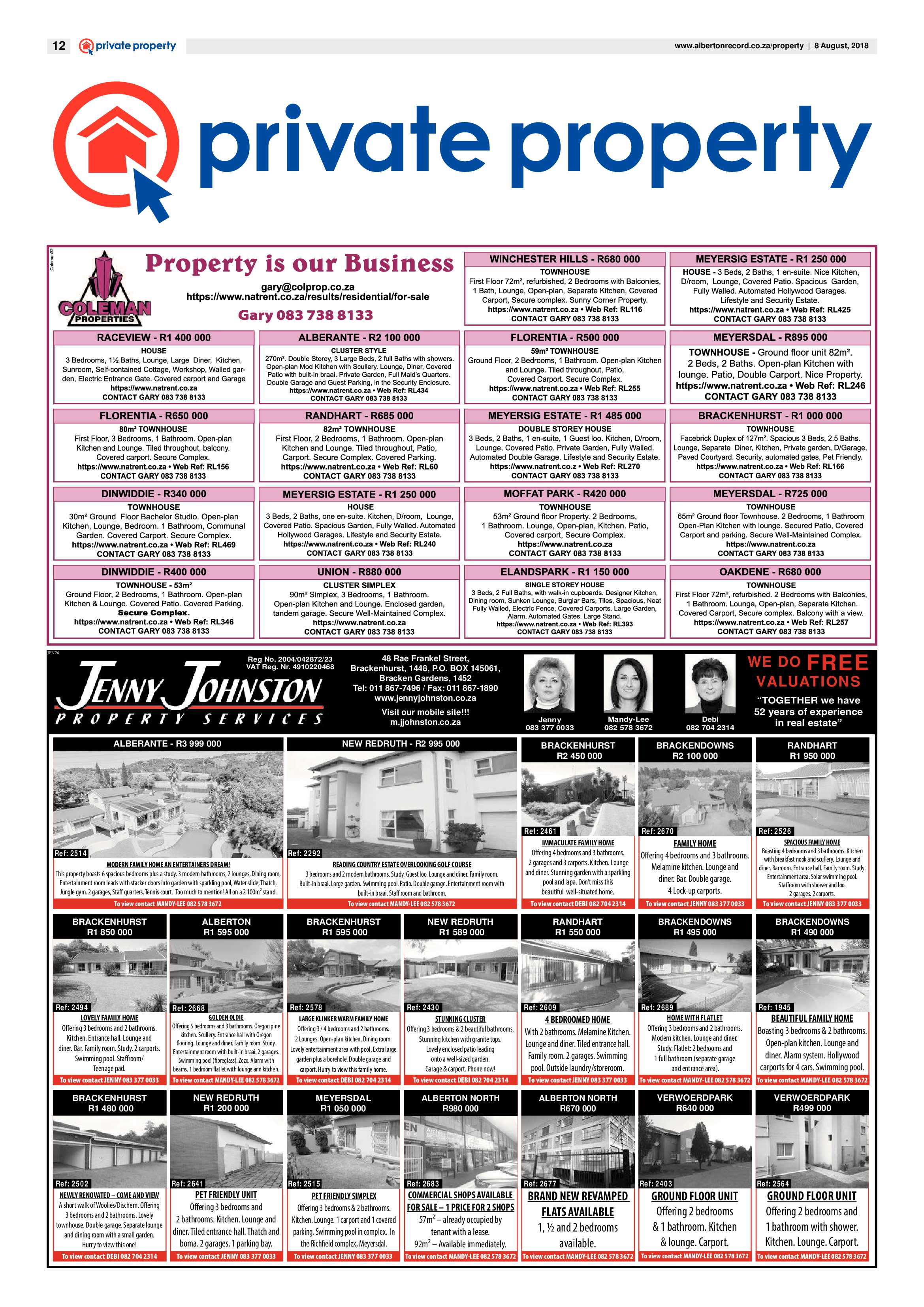 Alberton Record 08 August 2018 page 12