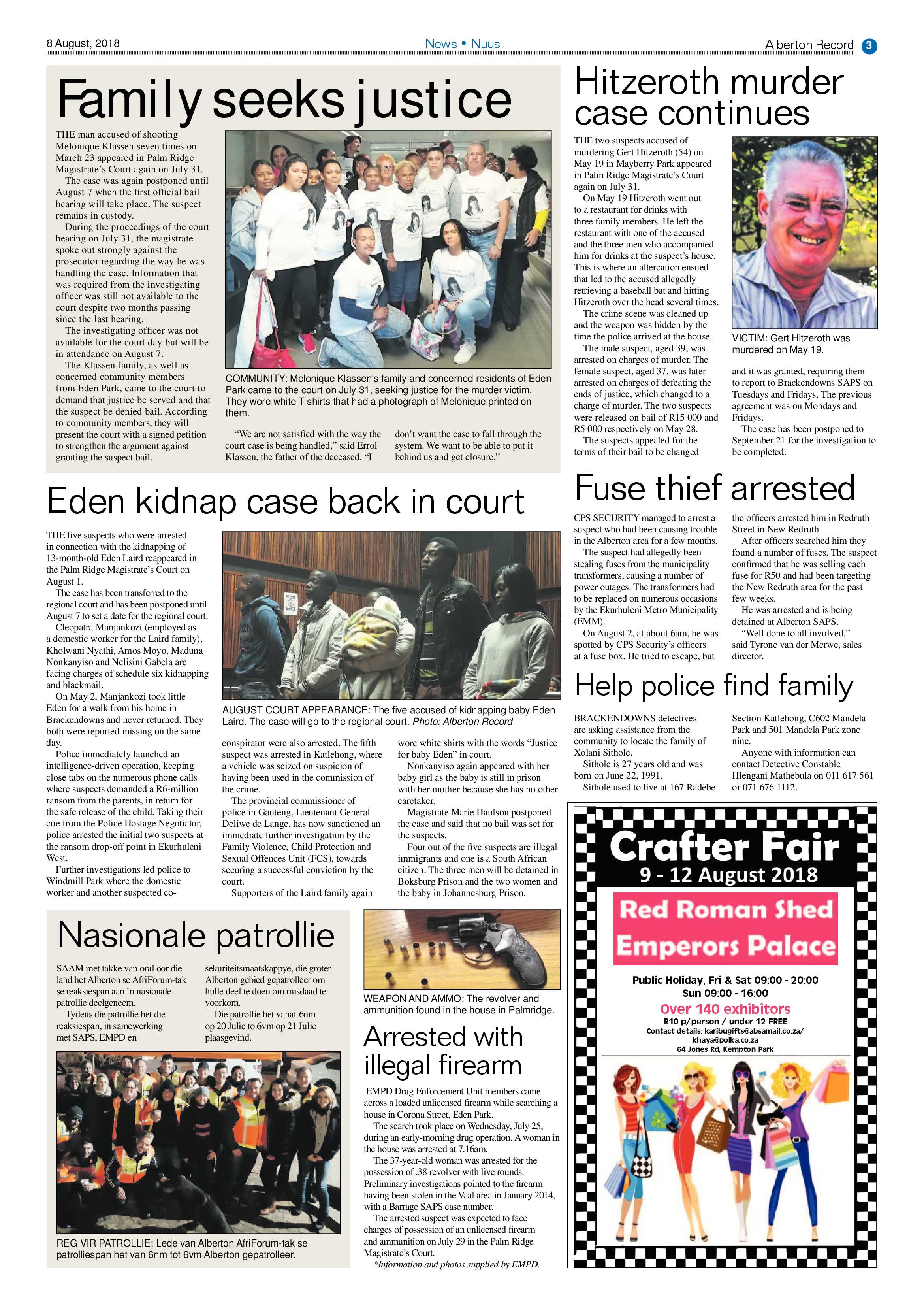 Alberton Record 08 August 2018 page 3