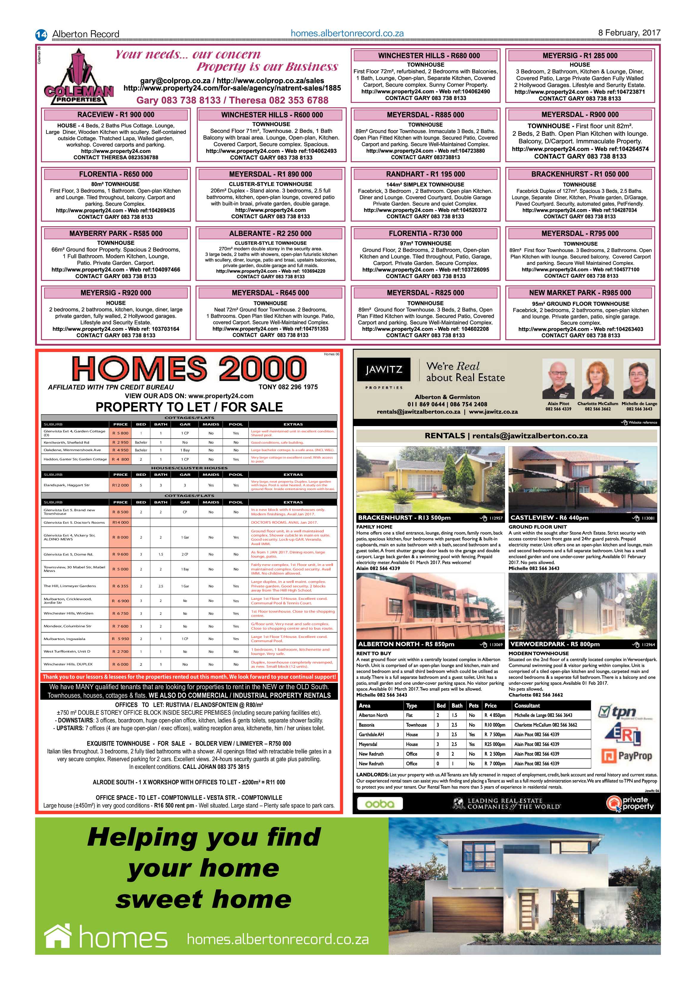 Alberton Record 08 February 2017 page 14