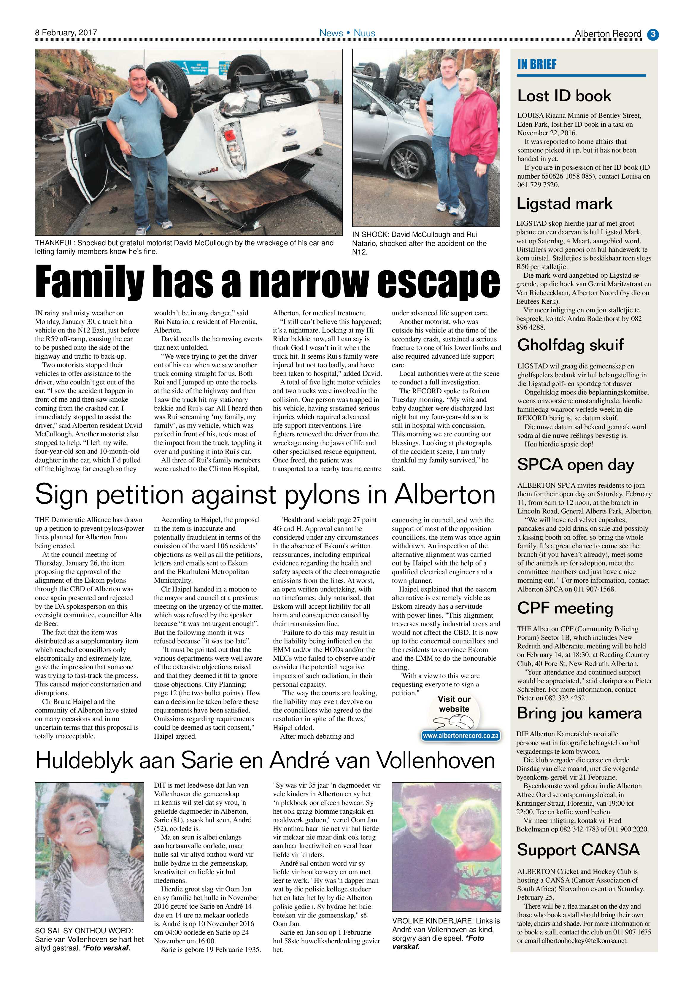 Alberton Record 08 February 2017 page 3