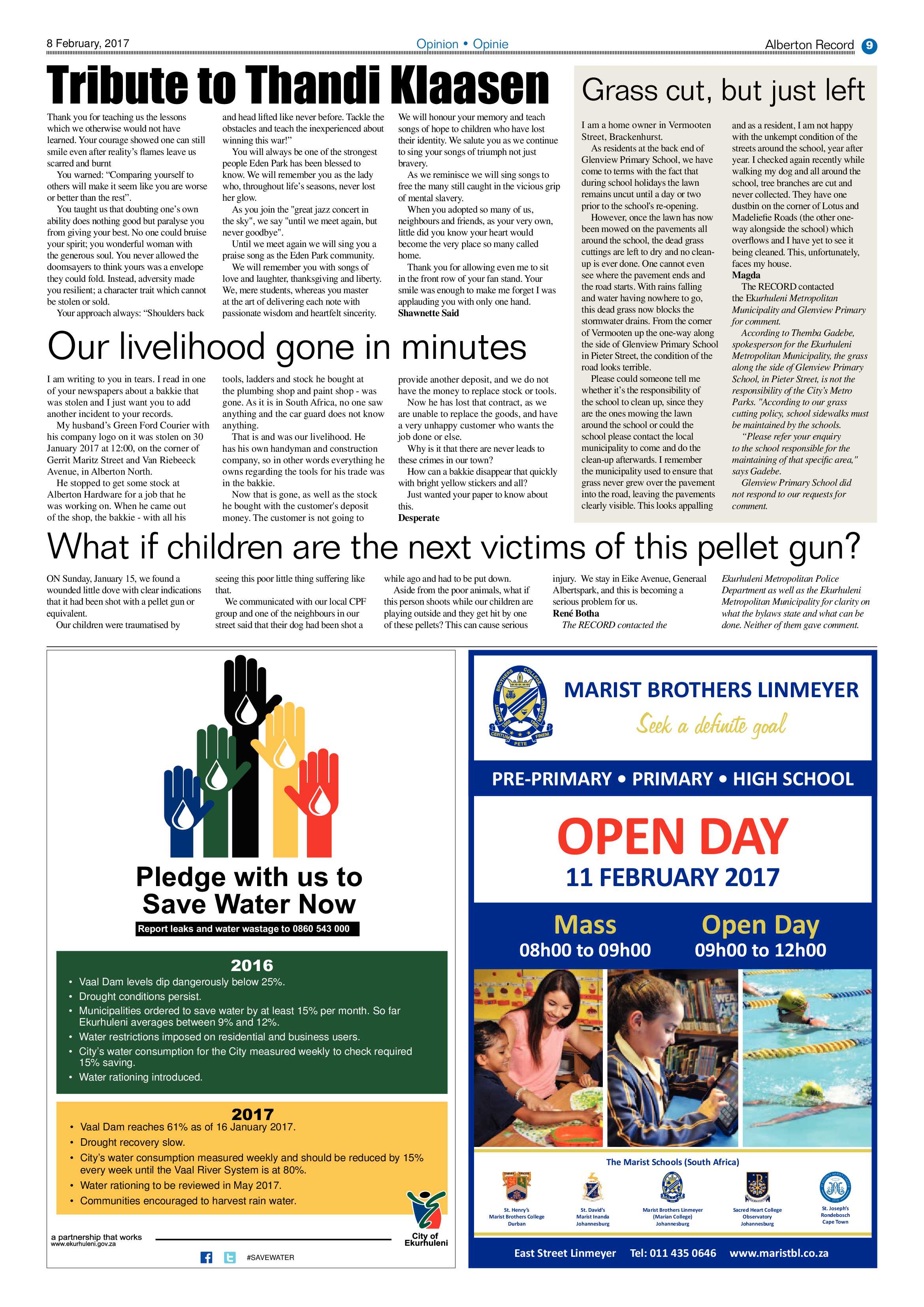 Alberton Record 08 February 2017 page 9