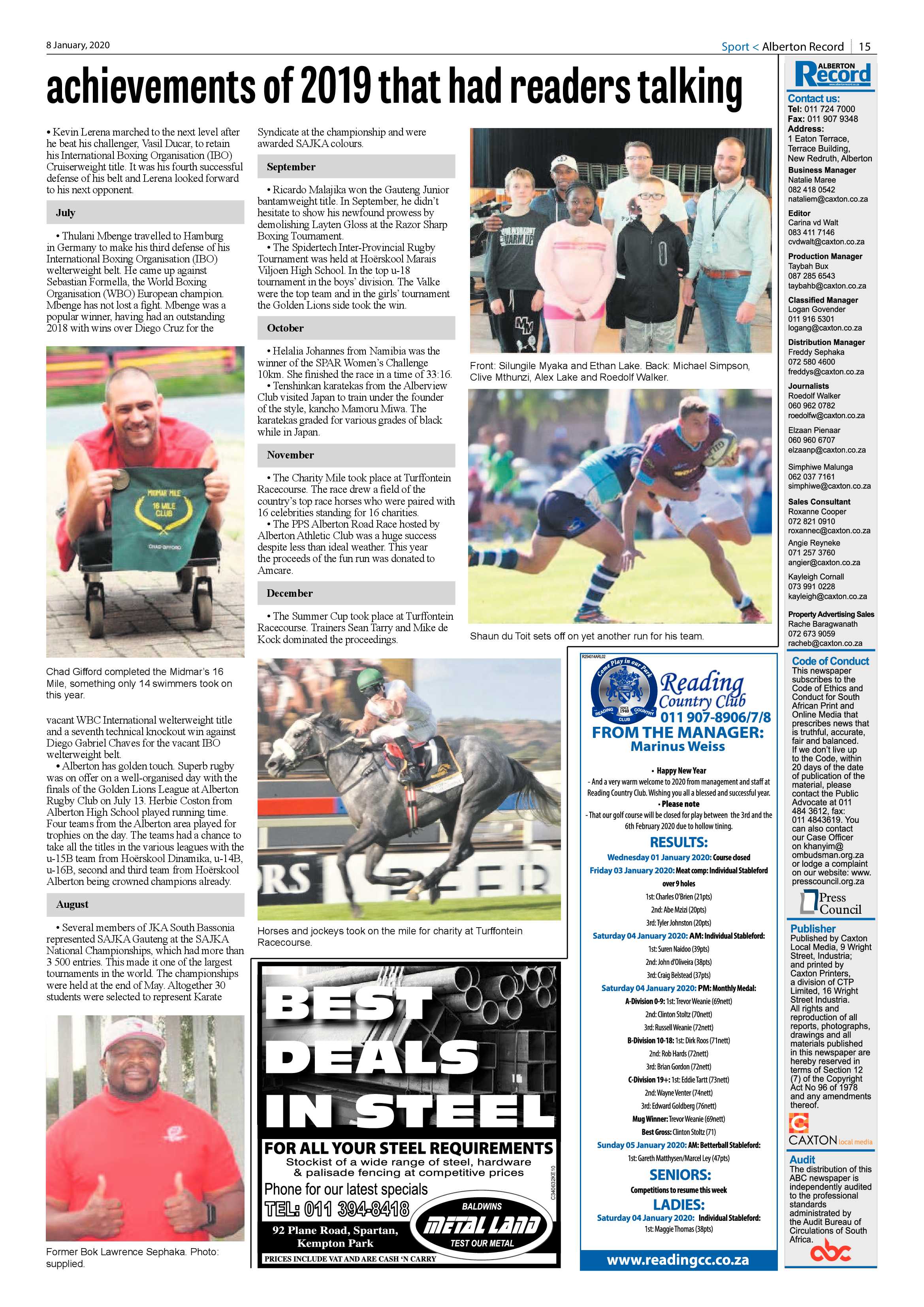 Alberton Record 08 January 2020 page 15