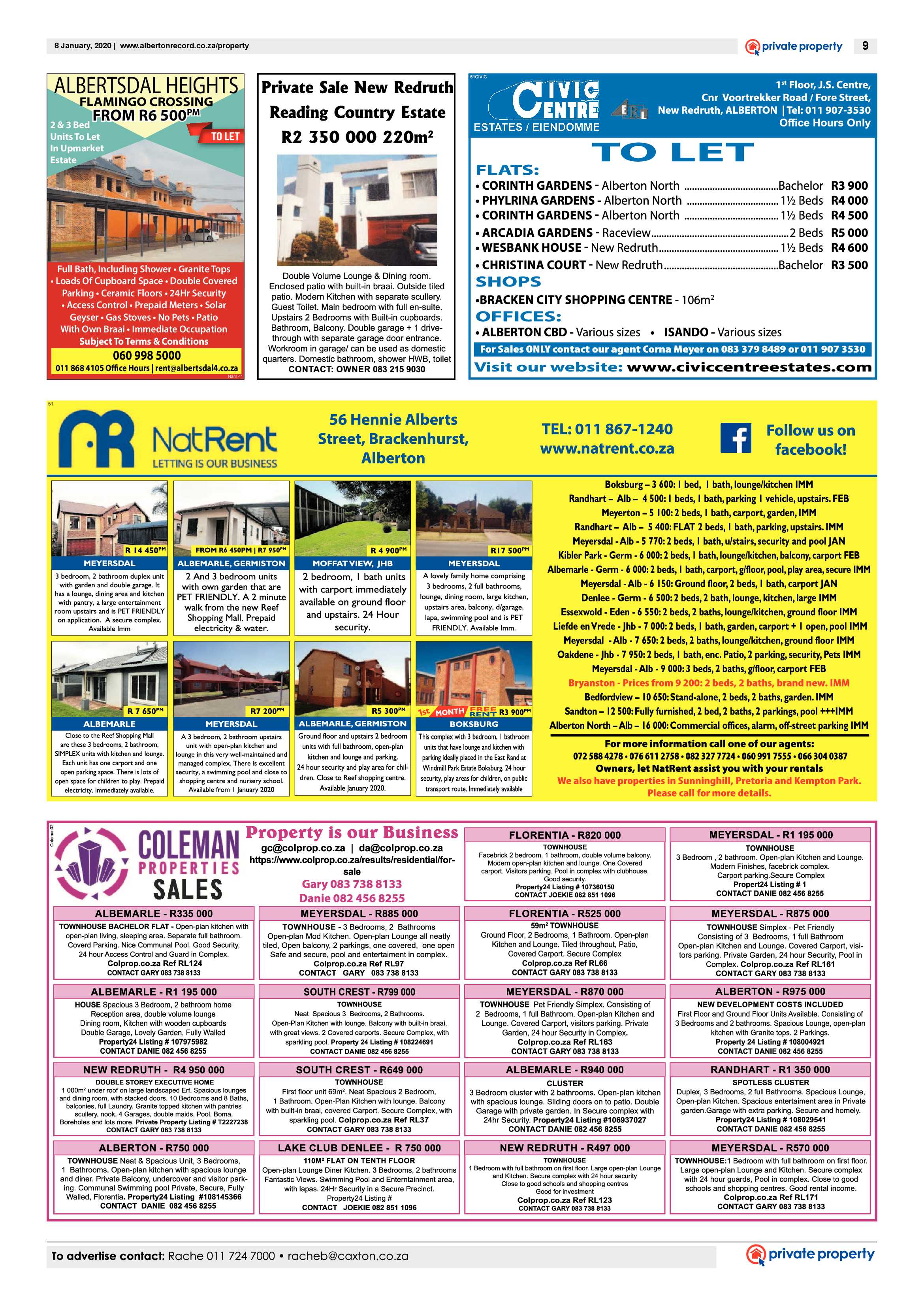 Alberton Record 08 January 2020 page 9