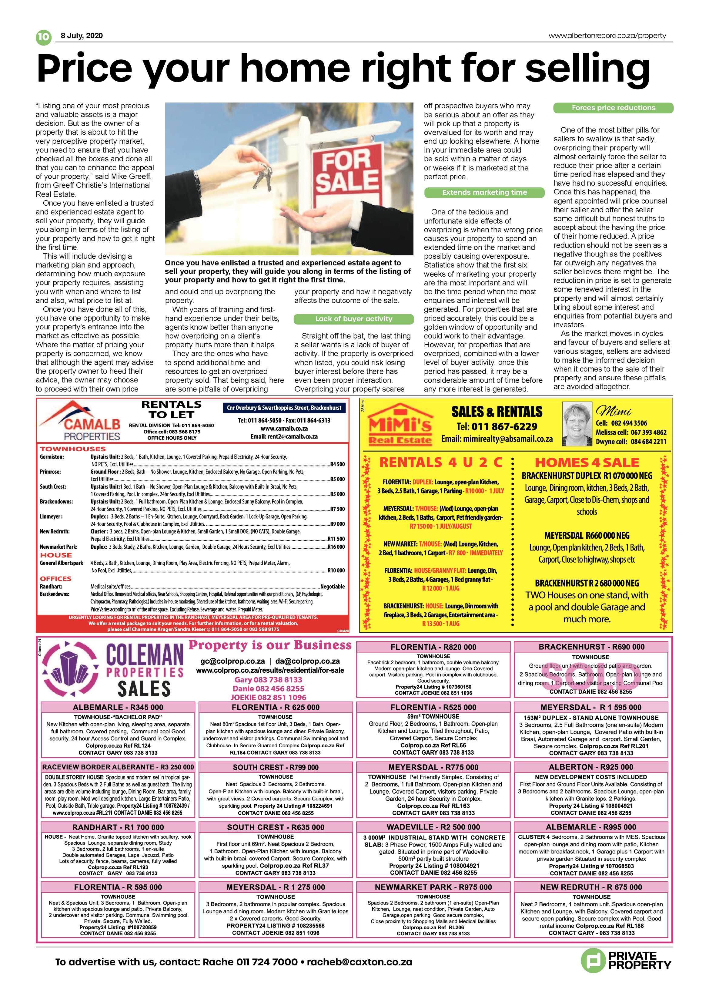 Alberton Record 08 July 2020 page 10