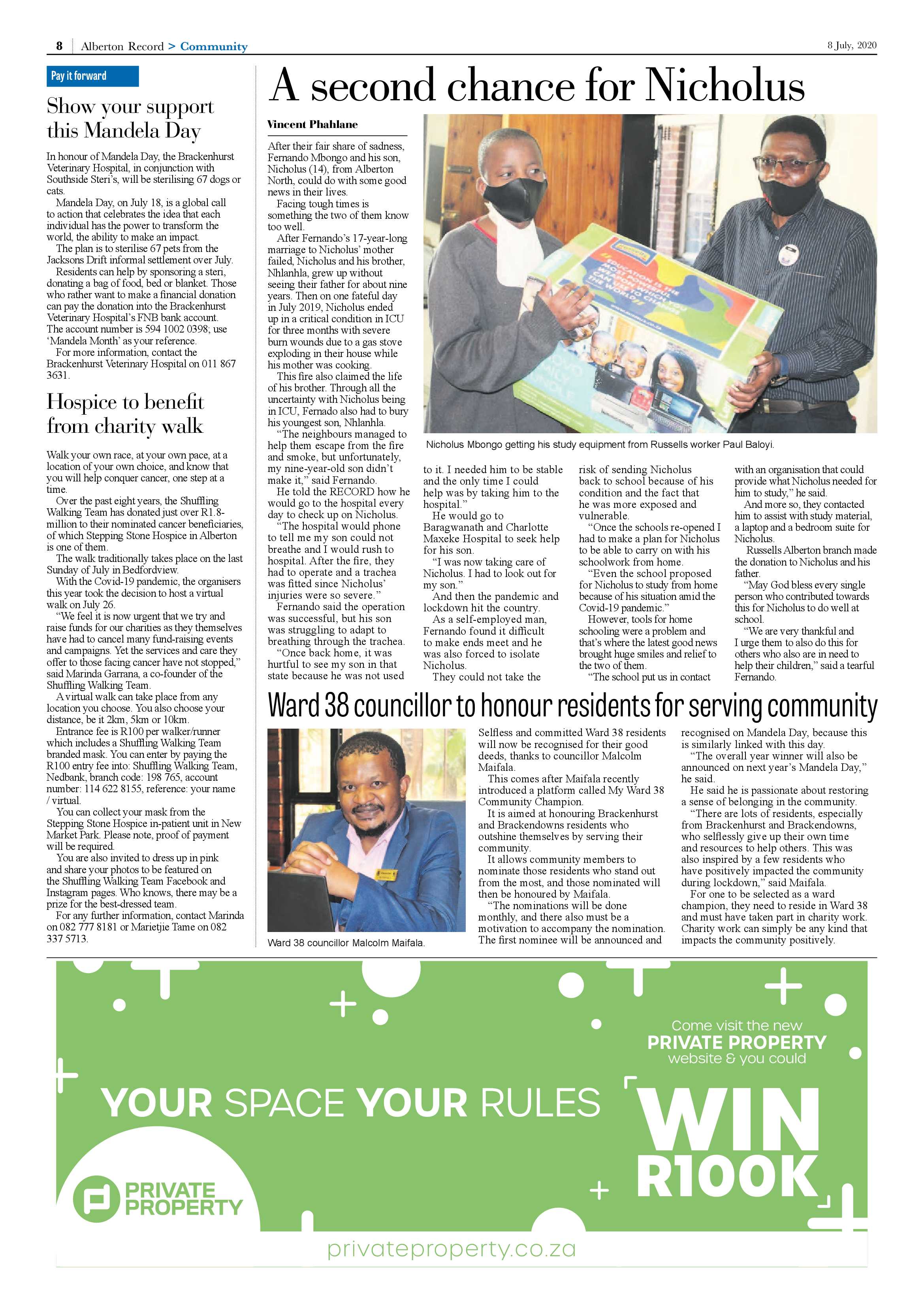 Alberton Record 08 July 2020 page 8