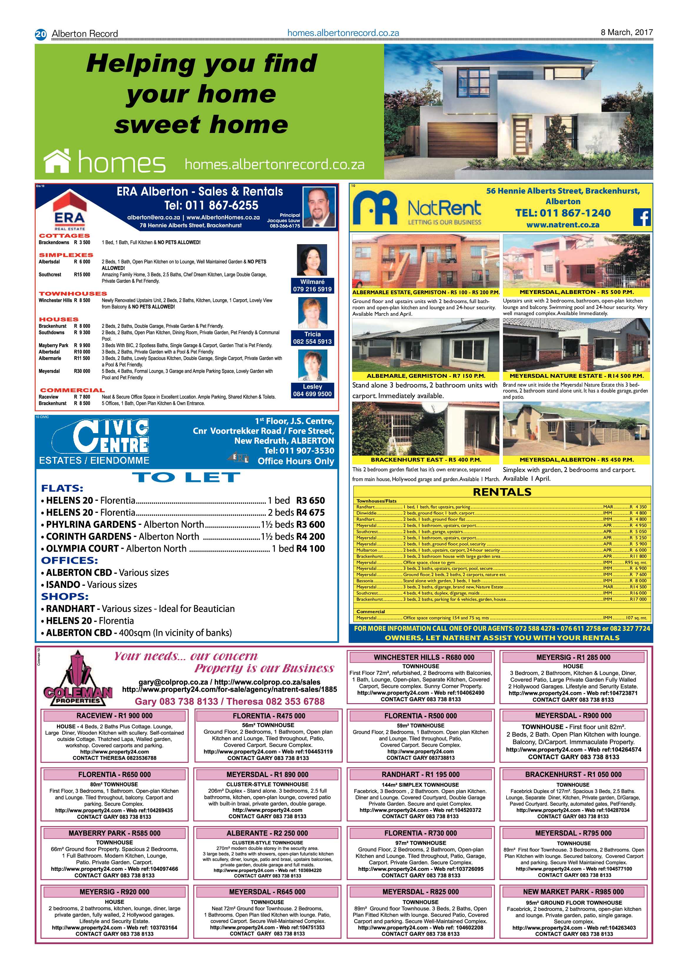 Alberton Record 08 March 2017 page 20