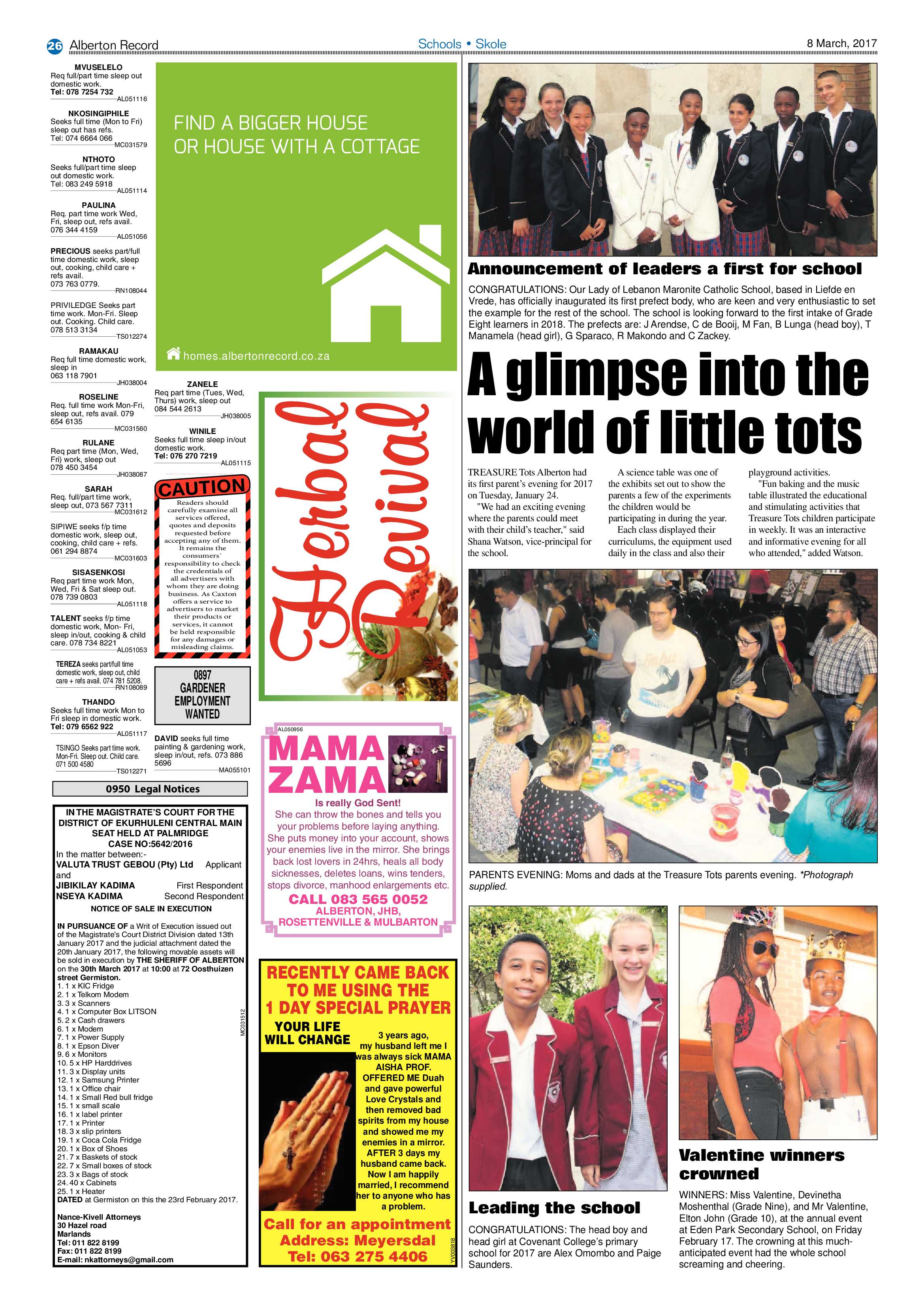 Alberton Record 08 March 2017 page 26