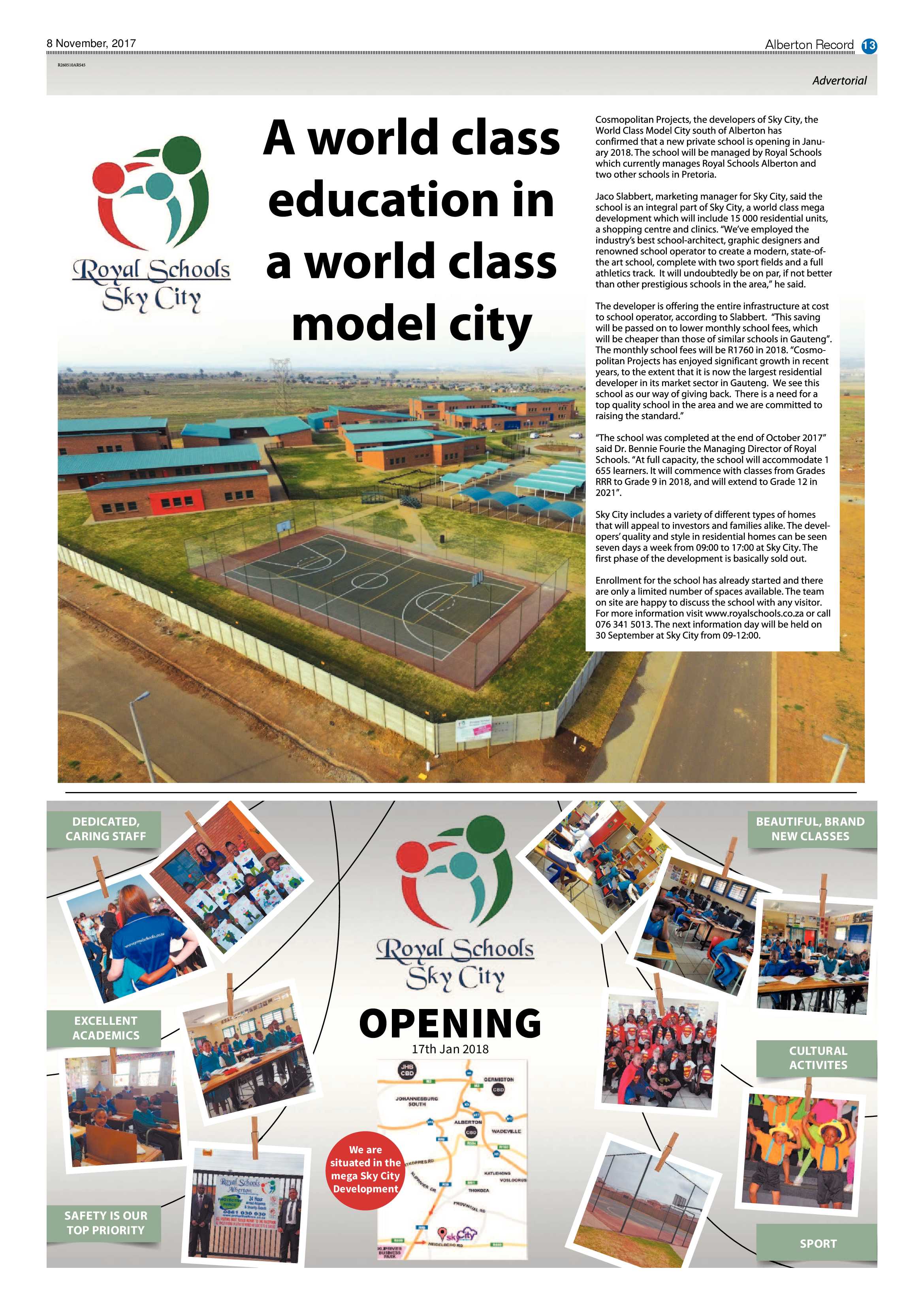 Alberton Record 08 November 2017 page 13
