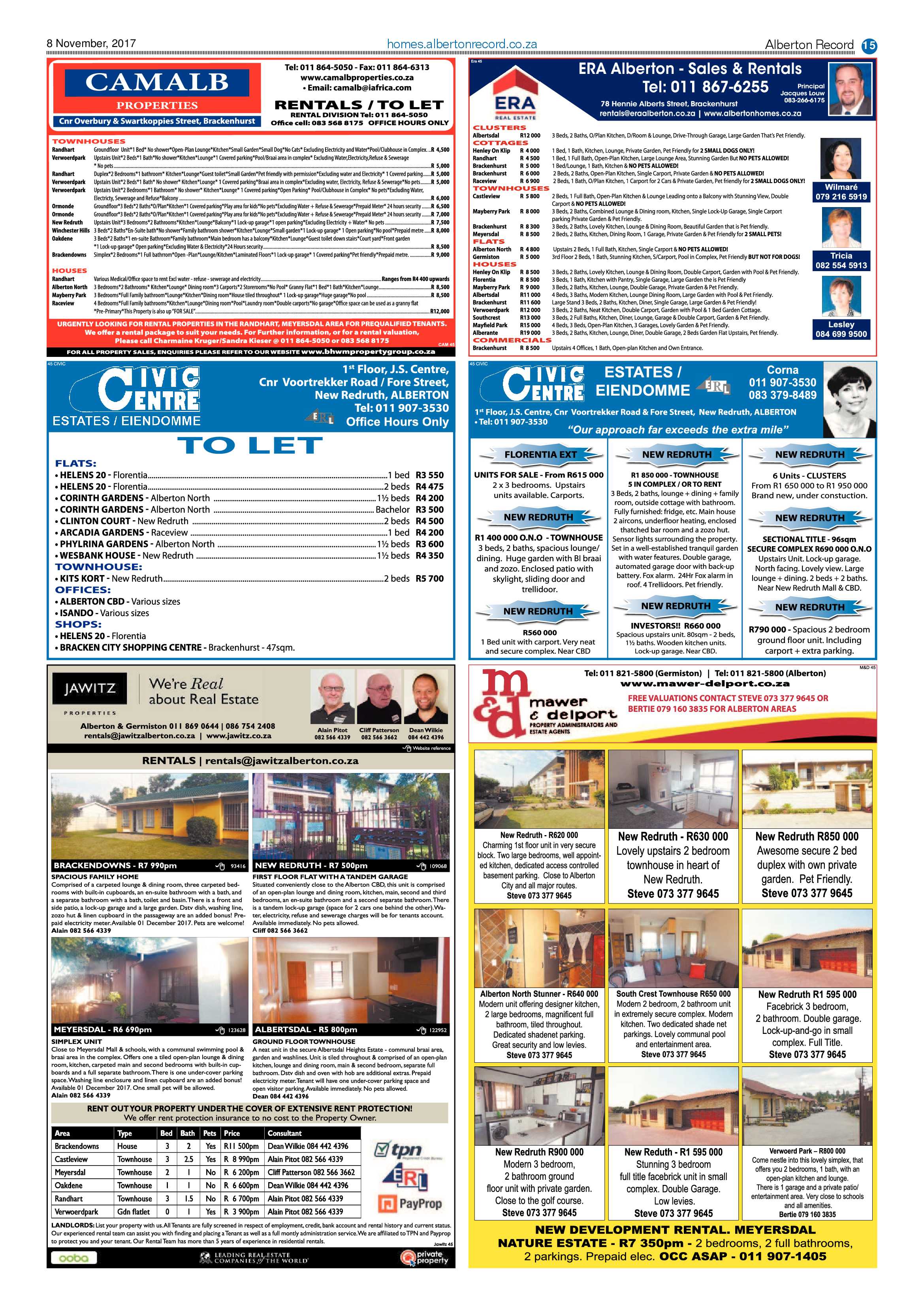 Alberton Record 08 November 2017 page 15