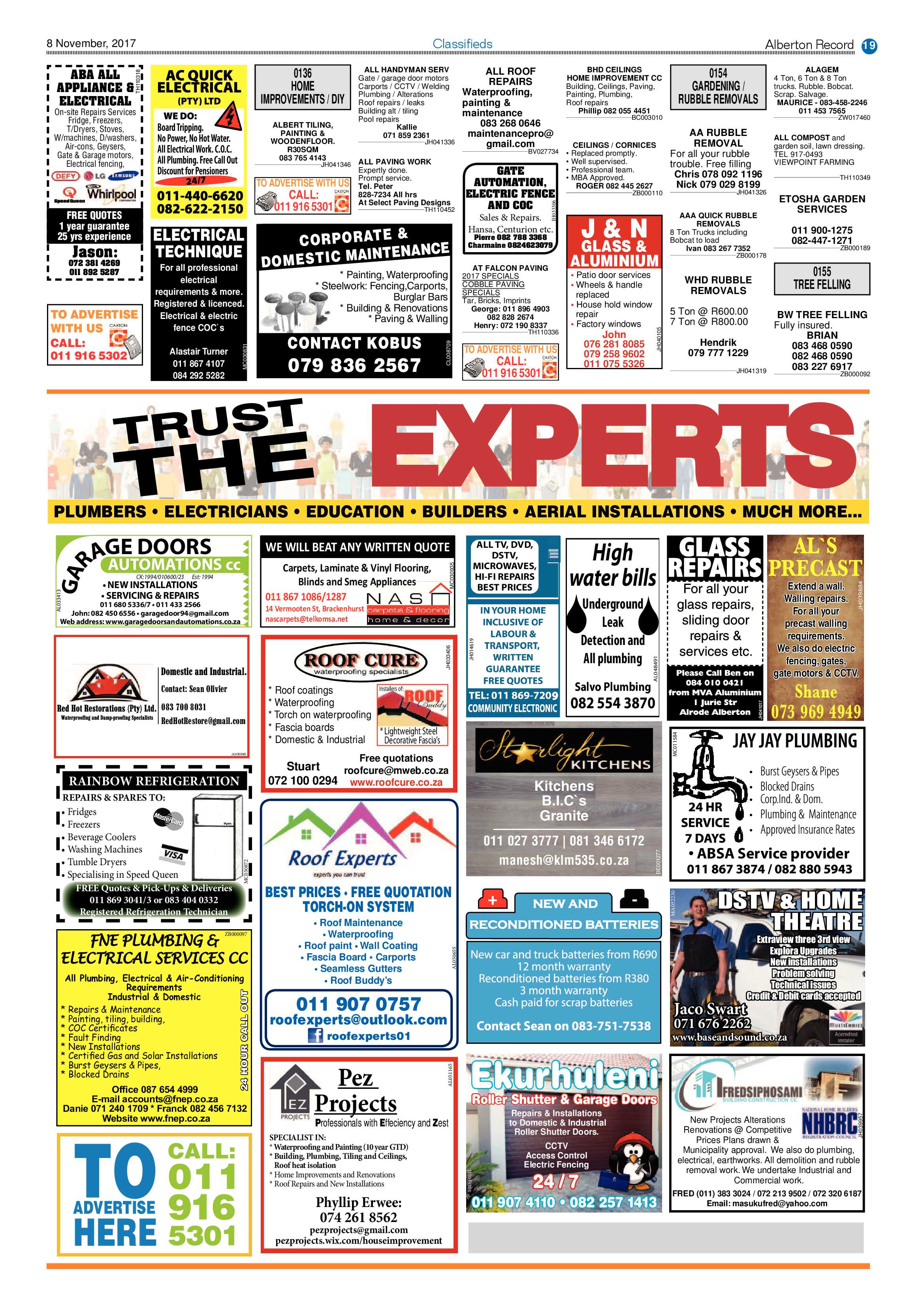 Alberton Record 08 November 2017 page 19