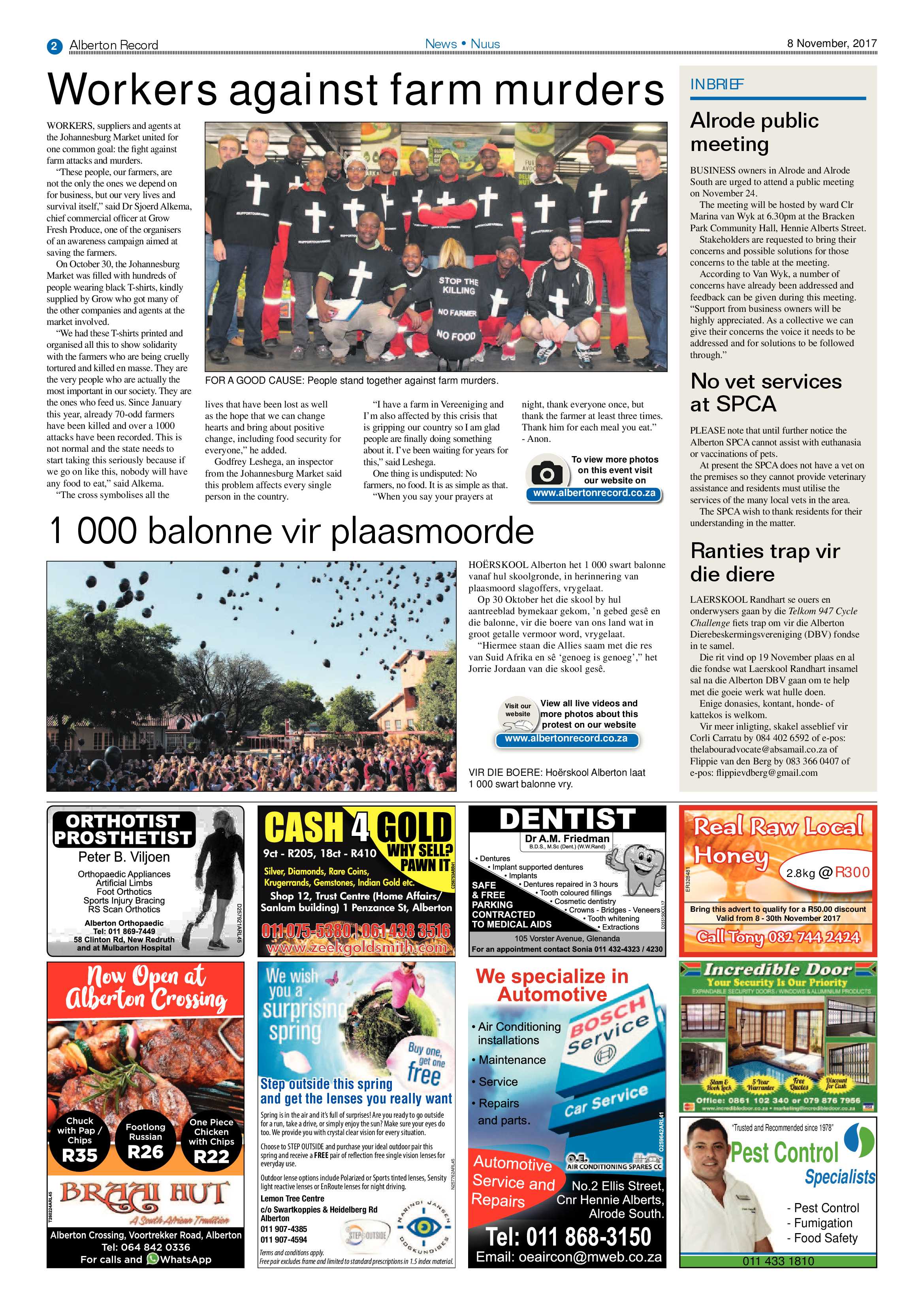 Alberton Record 08 November 2017 page 2