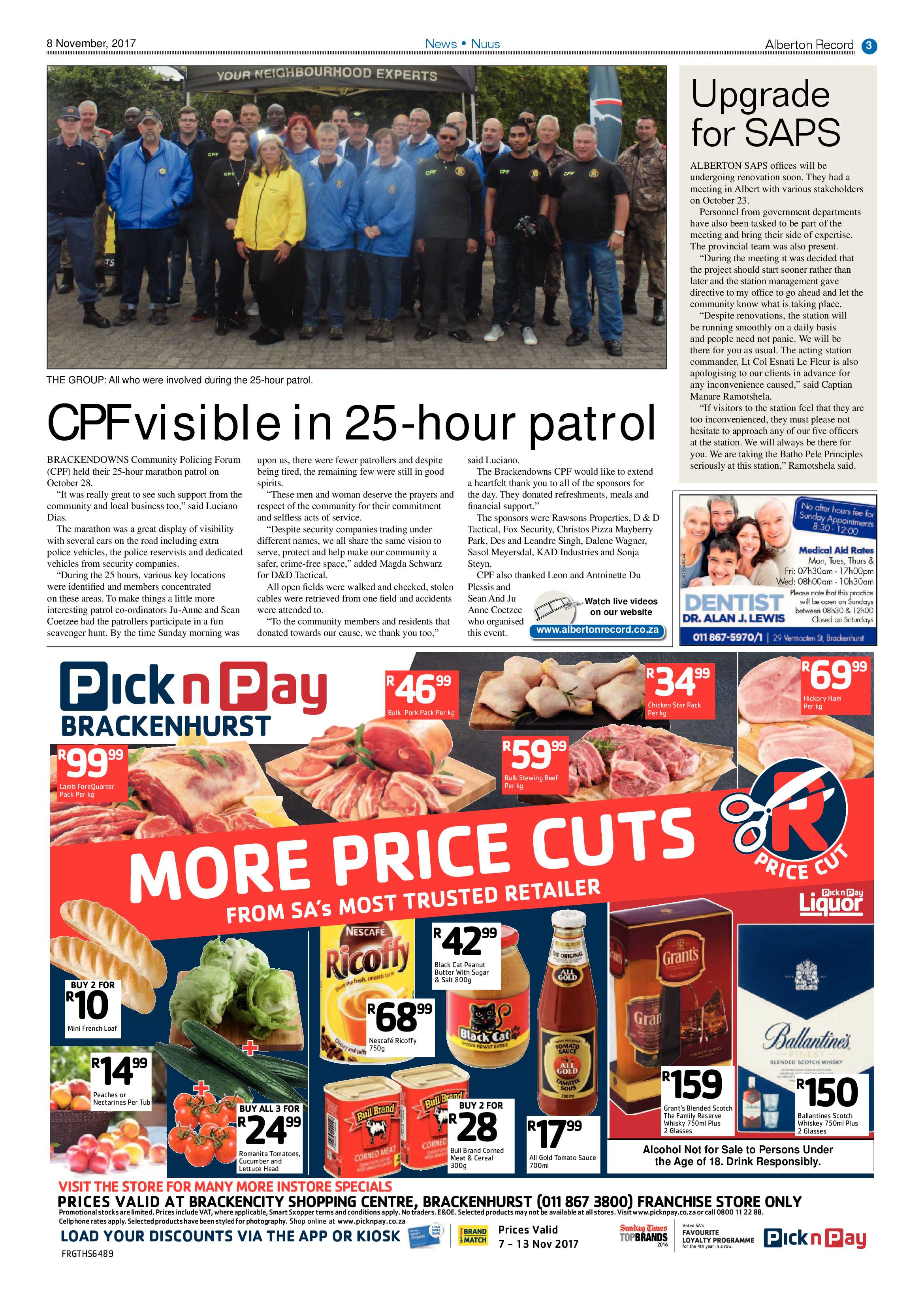 Alberton Record 08 November 2017 page 3
