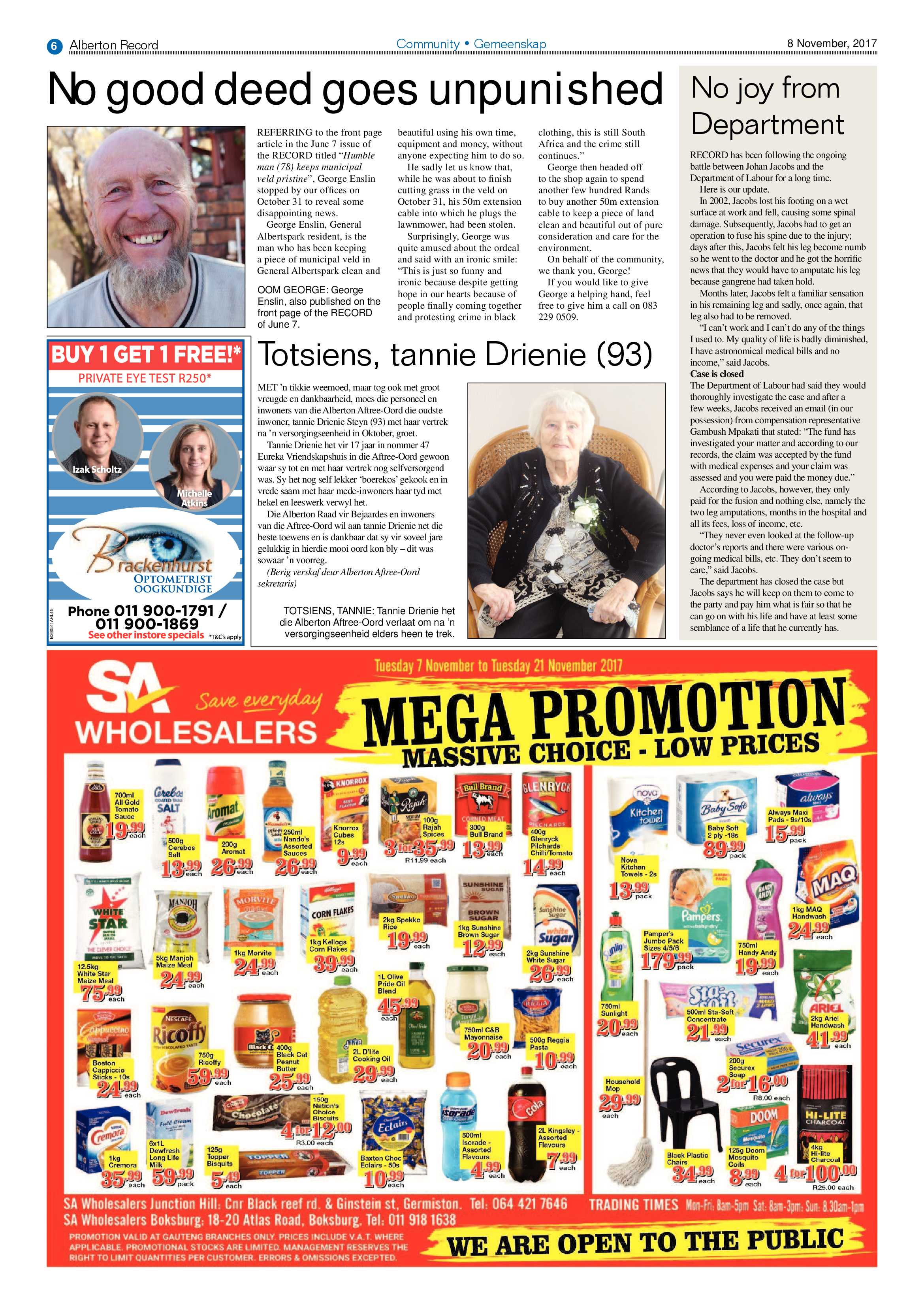 Alberton Record 08 November 2017 page 6