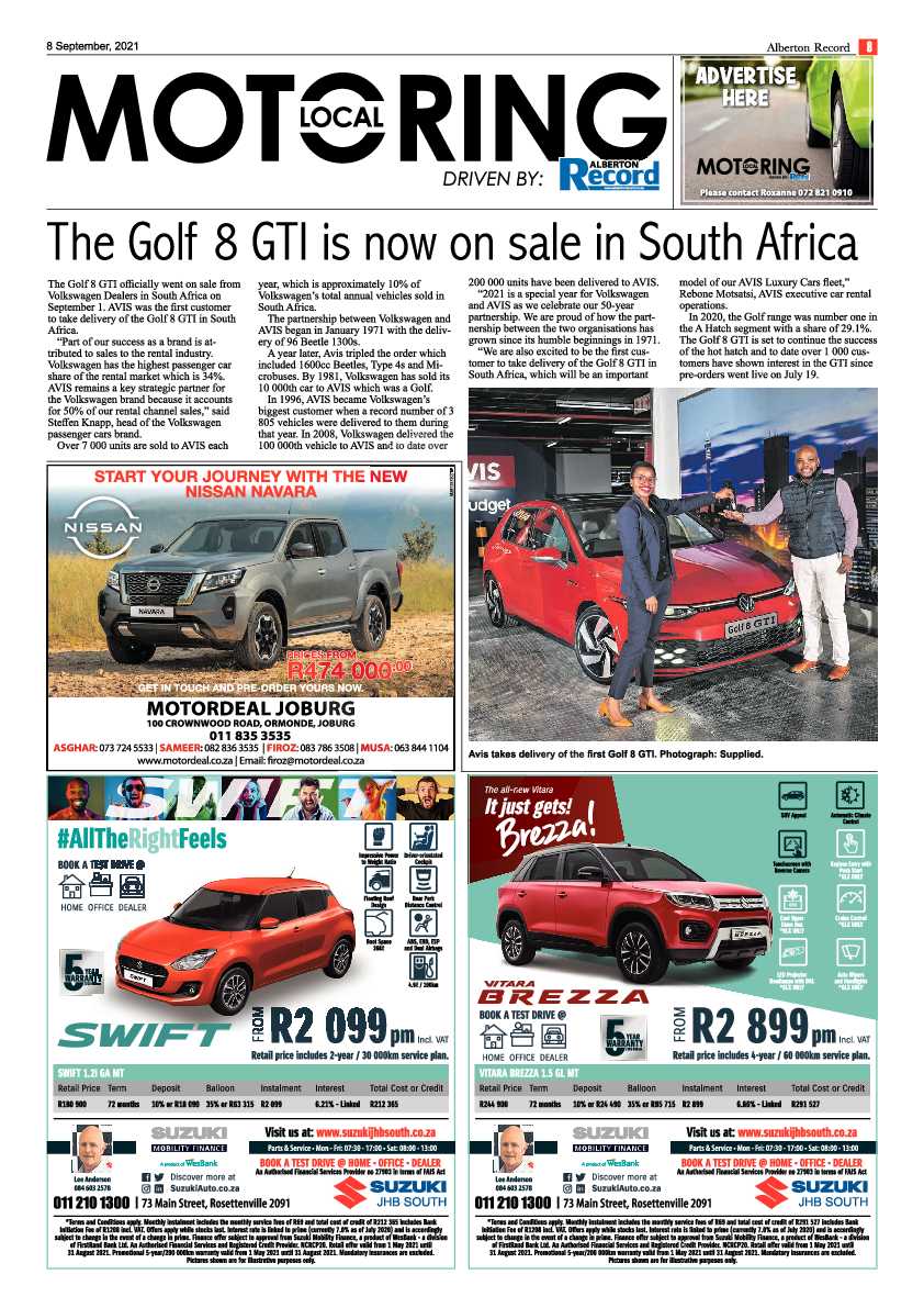 Alberton Record 08 September 2021 page 8