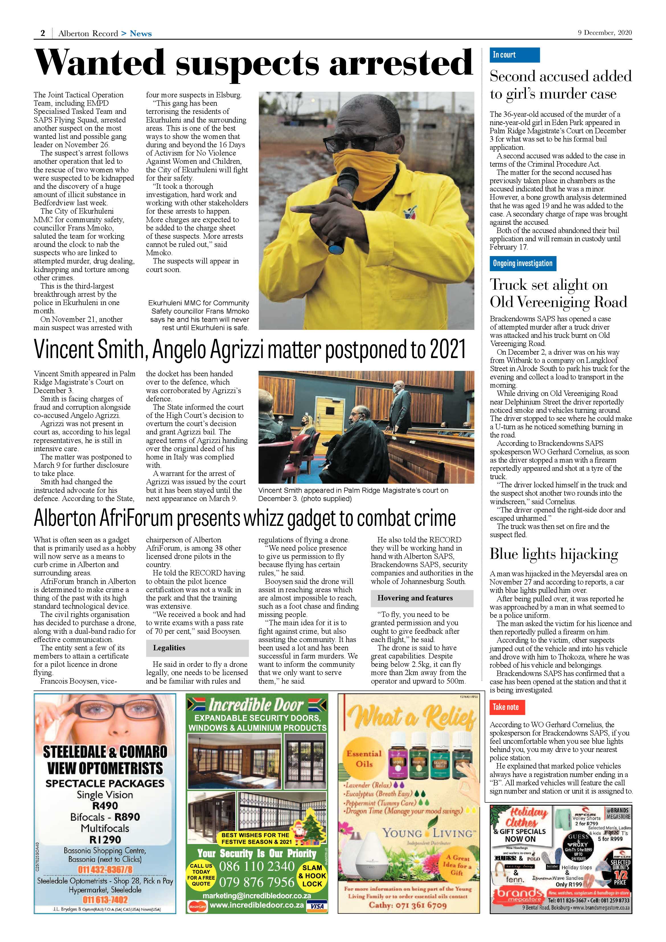 Alberton Record 09 December 2020 page 2