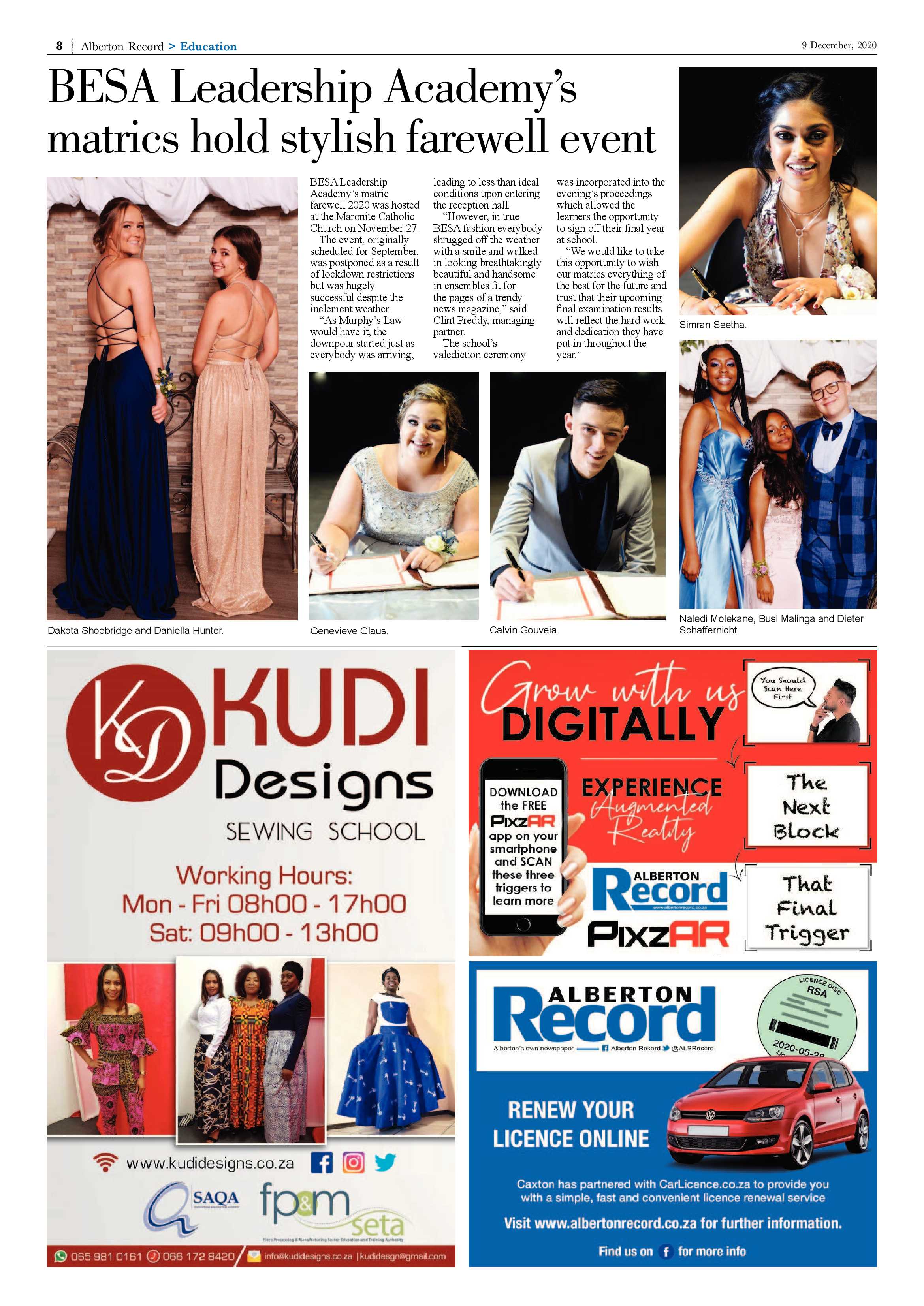 Alberton Record 09 December 2020 page 8