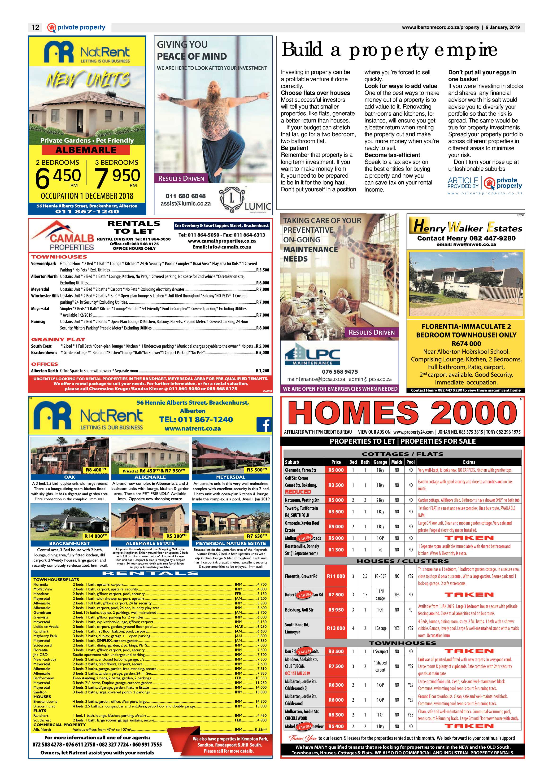 Alberton Record 09 January 2019 page 12