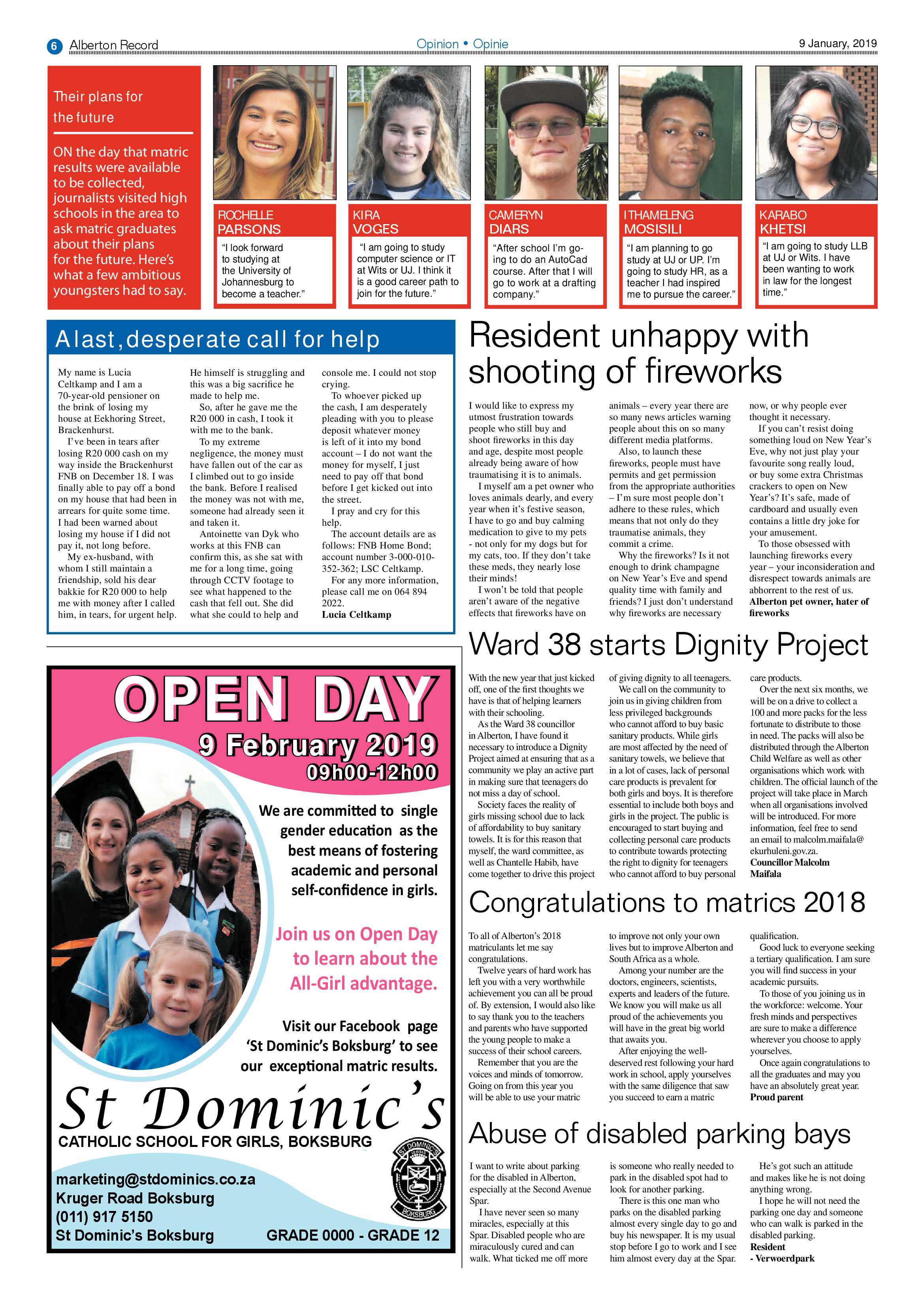 Alberton Record 09 January 2019 page 6