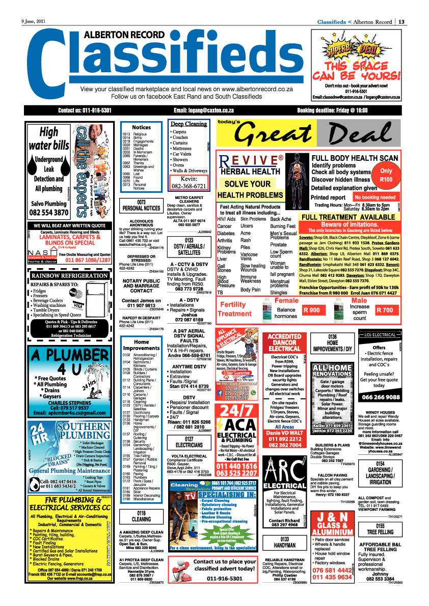 Alberton Record 09 June 2021 page 13